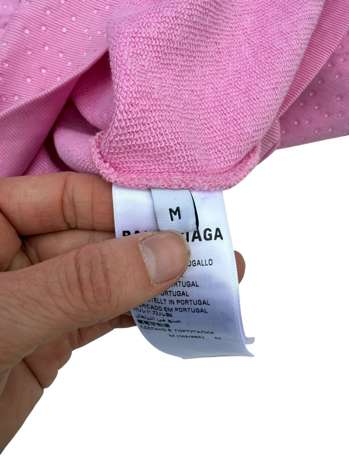 Balenciaga Balenciaga pink rhinestone zip up hoodie Size US M / EU 48-50 / 2 - 10 Thumbnail