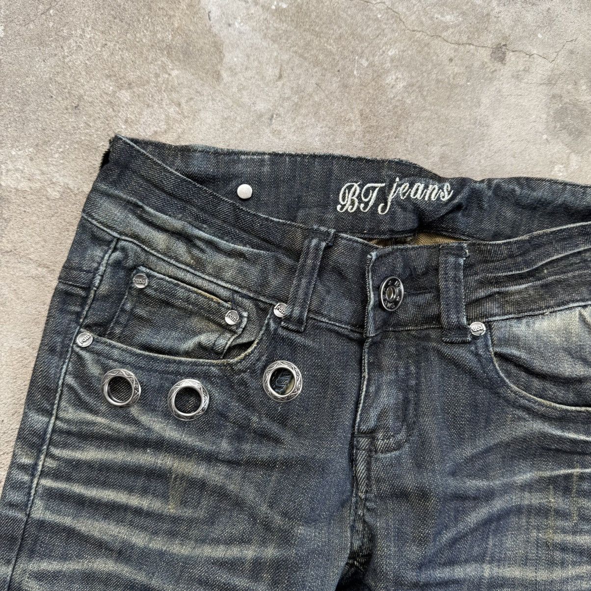 Seditionaries Vintage Y2K JT Denim Straigt Fit Size 25" / US 0 / IT 36 - 4 Thumbnail