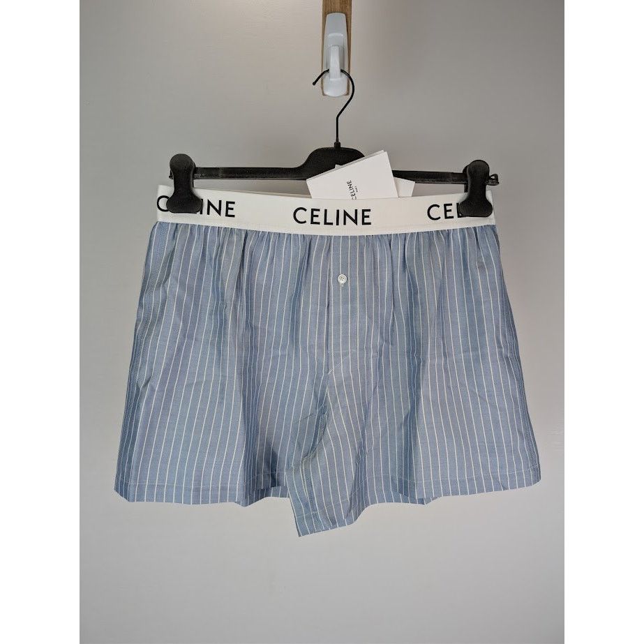 Celine o1rshd1 Size : XL / Stripe Boxer in Blue/White Size ONE SIZE - 1 Thumbnail