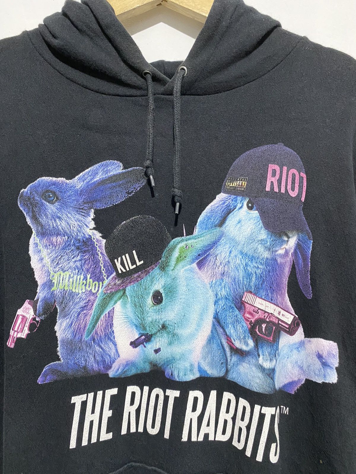 Beauty Beast Crazy Milk boy gang the riot rabbits hoodie Size US XL / EU 56 / 4 - 3 Thumbnail