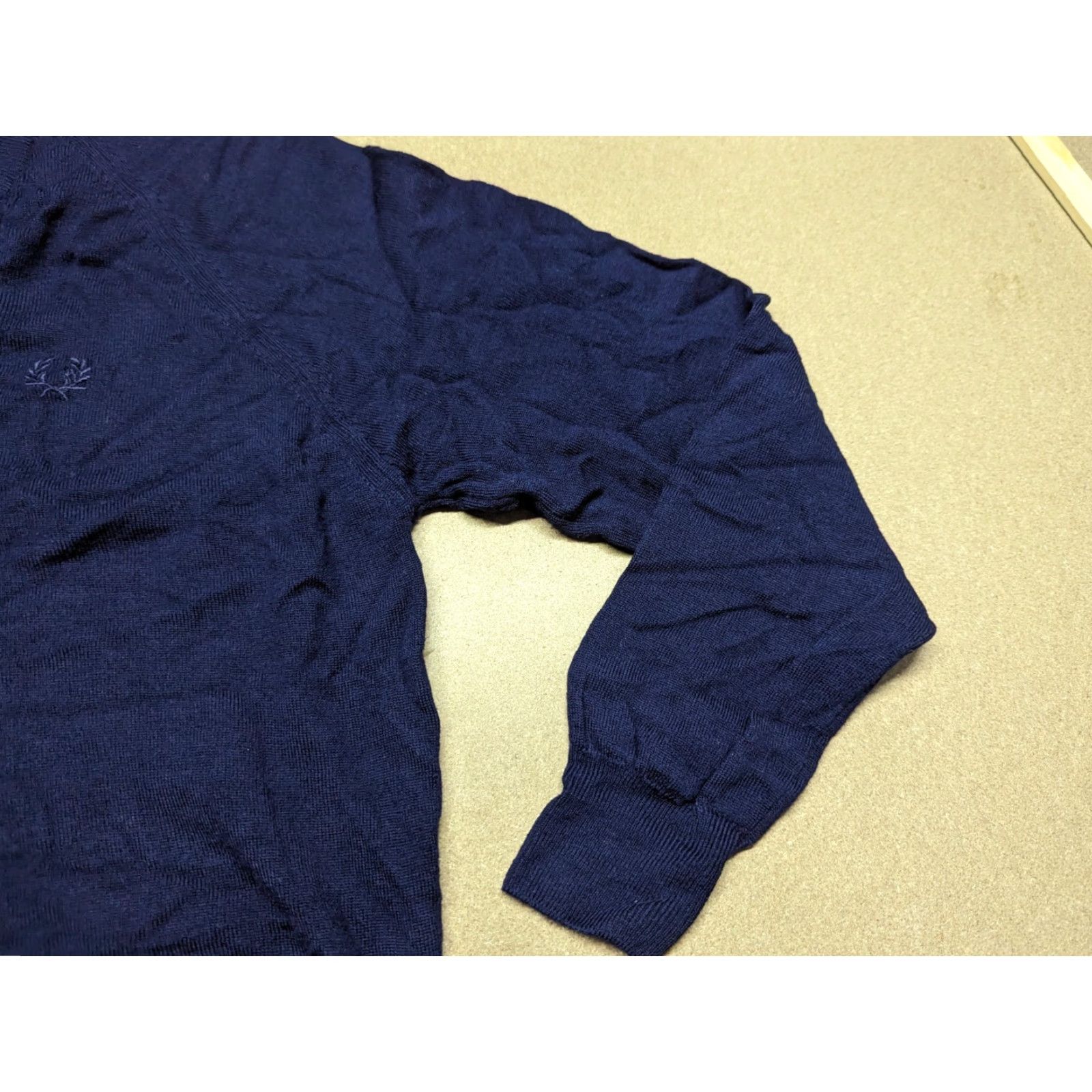 Fred Perry Fred Perry Mens Sweater Size M Blue Lambs Wool Round Knit Winter Pullover Knitwear Casual Mens New title Size US M / EU 48-50 / 2 - 5 Thumbnail