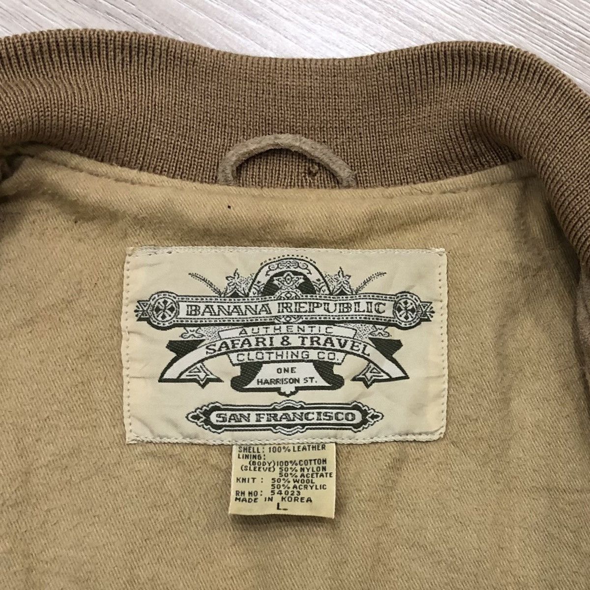 Banana Republic Vintage Banana Republic Men’s Suede Leather Bomber Jacket Size US L / EU 52-54 / 3 - 15 Thumbnail