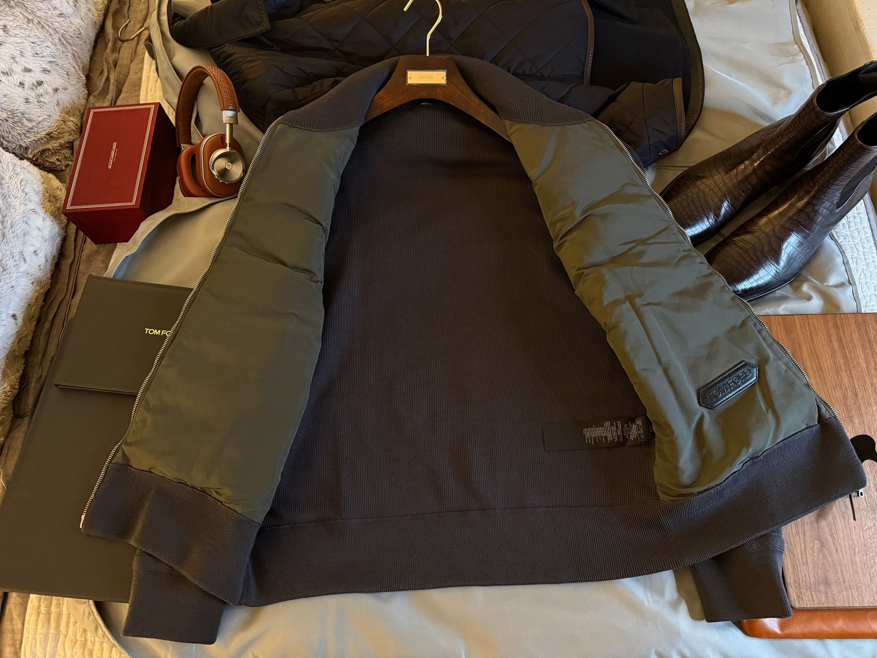 Tom Ford Fits smaller, Rare Coveted James Bond Spectre Jacket, Green Size US XXL / EU 58 / 5 - 22 Thumbnail