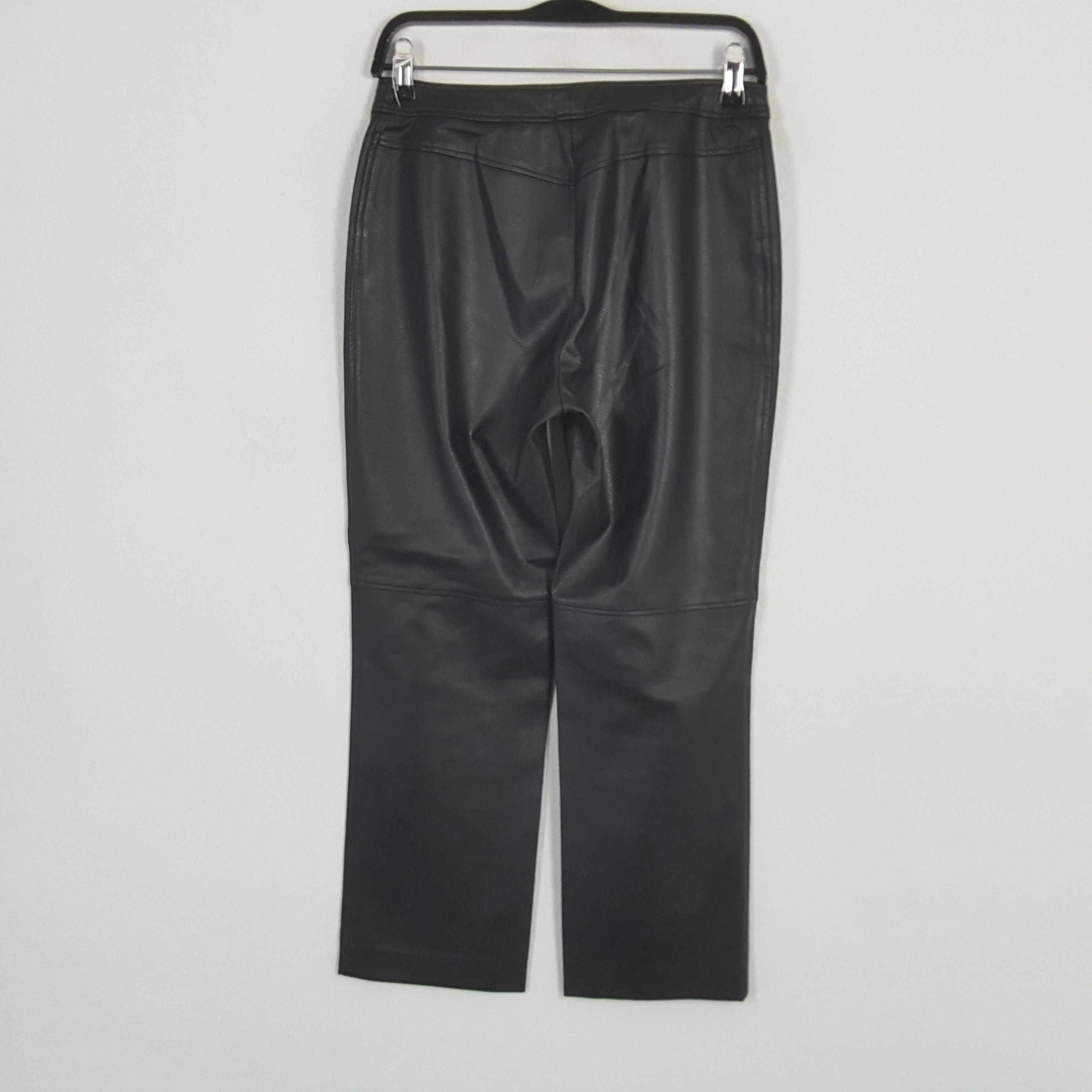 Marella × Vintage MARELLA TRICOT Italian Fashion Style Leather Pants Size 28" / US 6 / IT 42 - 4 Thumbnail