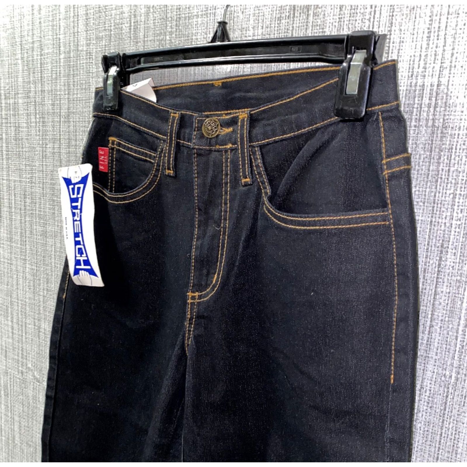 Vintage Fine Womens Size 7/8 Black Cotton/Polyester Zip Capris USA Made NEW 1980’s Vtg Size ONE SIZE - 3 Thumbnail