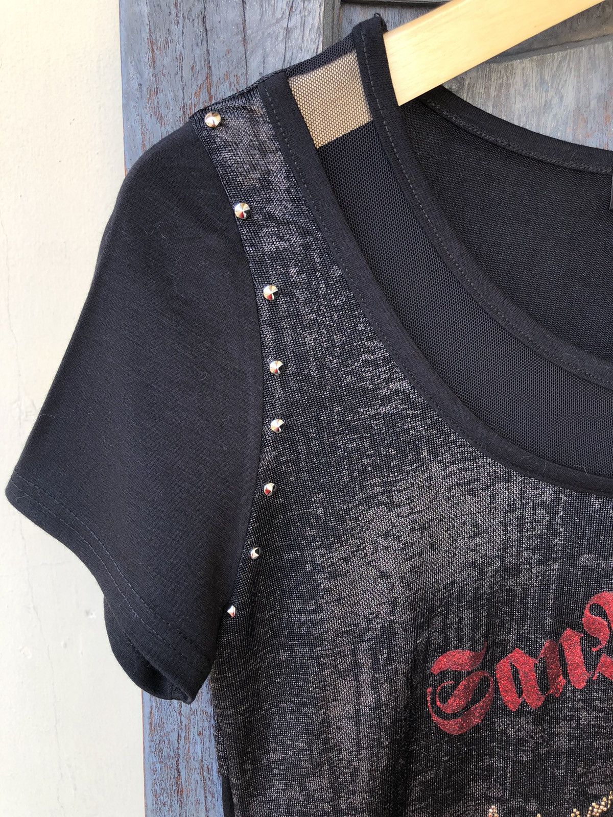Vintage San Marino Japanese Double Layer Studded Gothic Dark Style Size L / US 10 / IT 46 - 7 Thumbnail