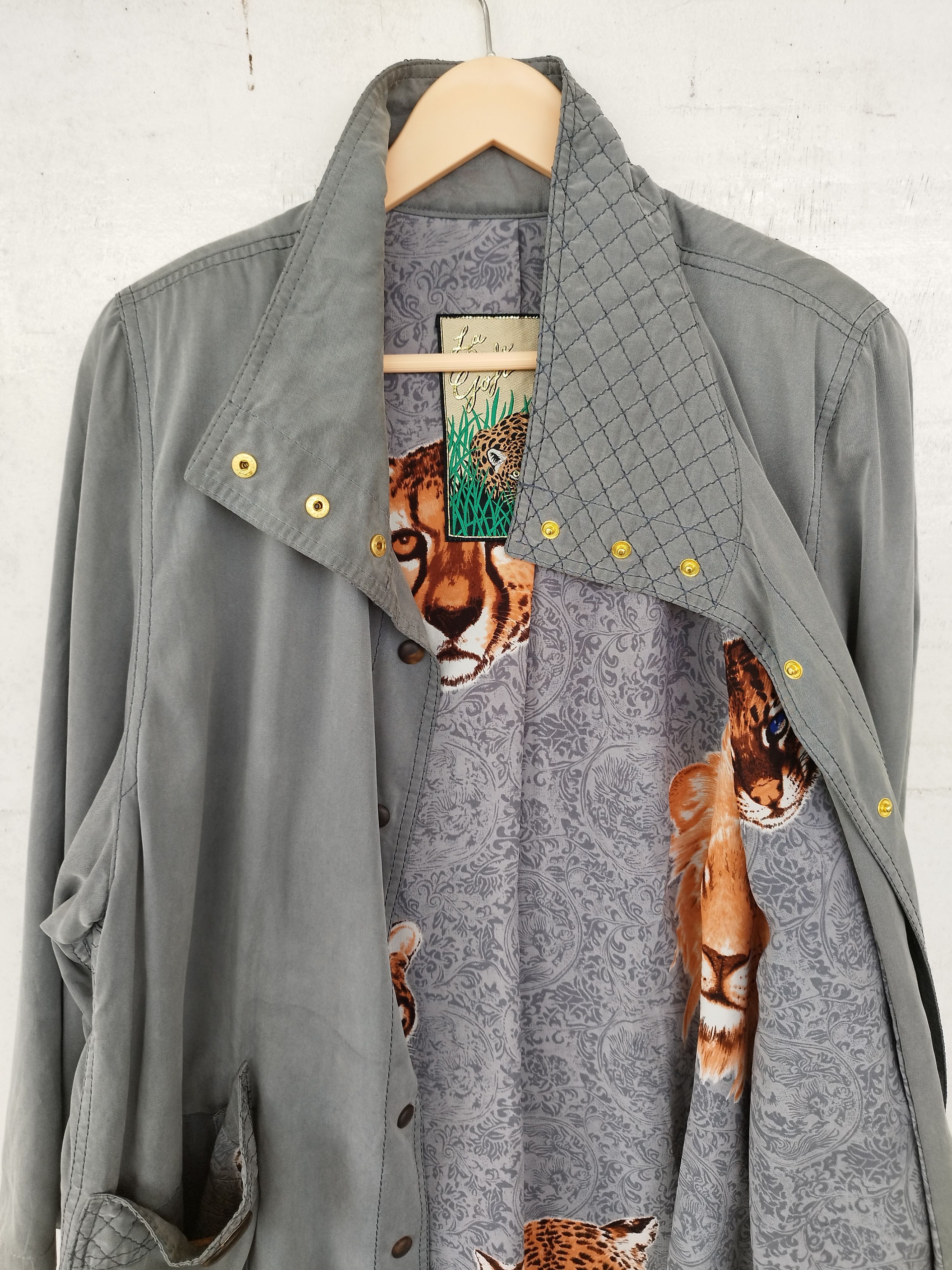 Beauty Beast Parka jacket Sukajan Tiger motive embroidery Size US L / EU 52-54 / 3 - 2 Thumbnail