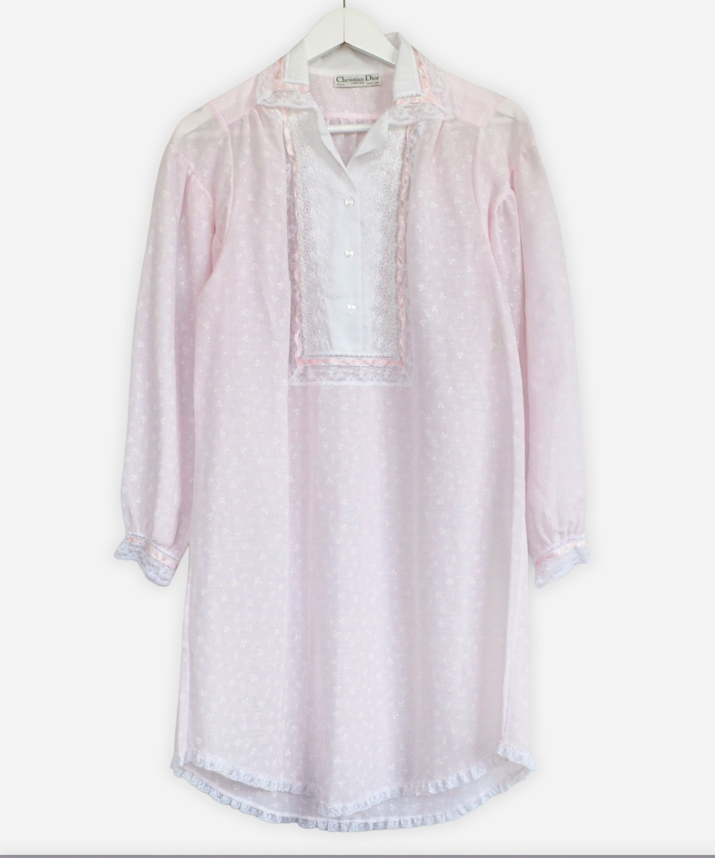 Dior Christian Dior Slip Dress Monogram Lingerie Vintage Pink Size ONE SIZE - 2 Thumbnail