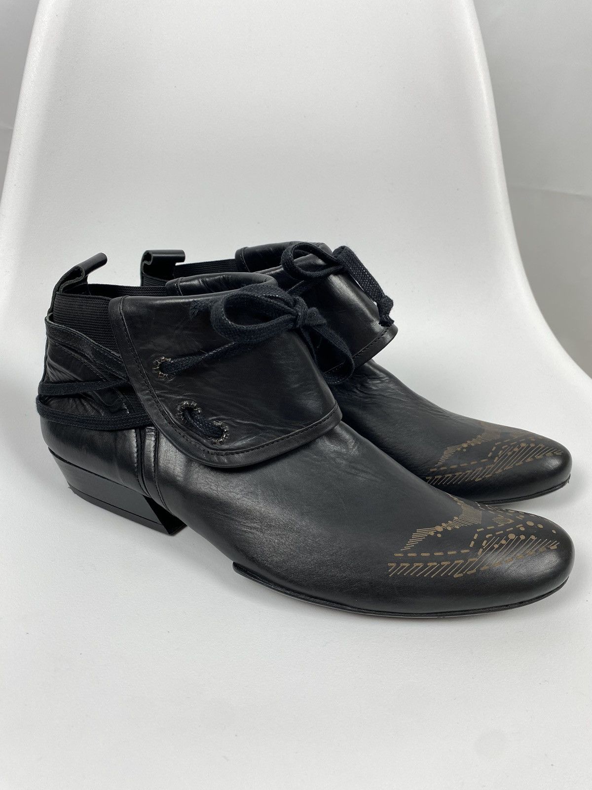 Marithe + Francois Girbaud Marithe Francois Girbaud Genuine Leather Boots Pattern 41 Size US 11 / IT 41 - 1 Thumbnail