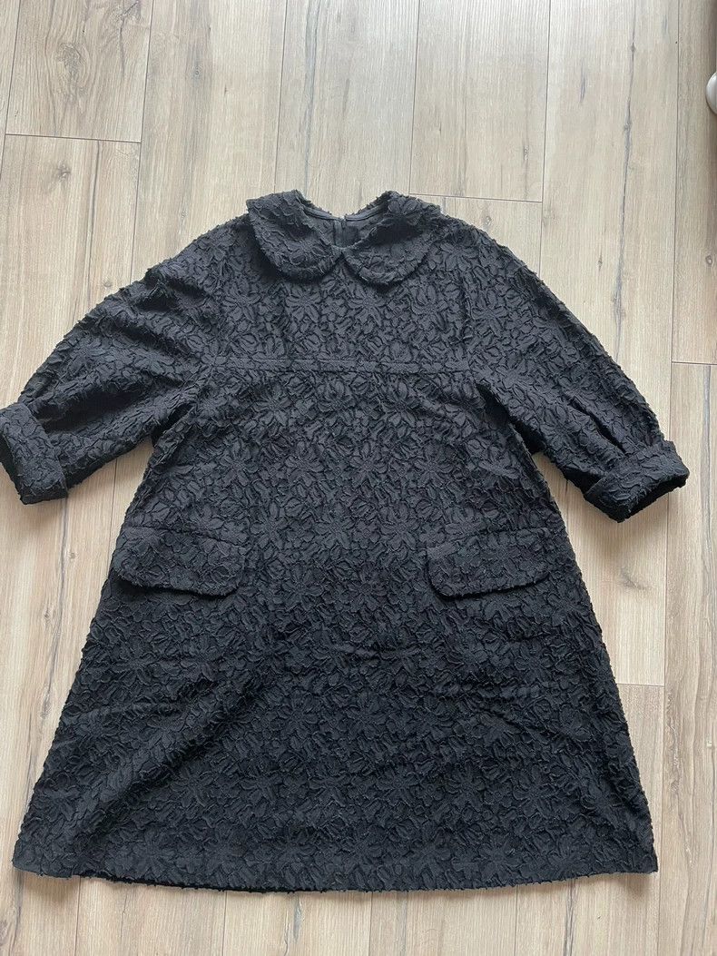 Comme des Garcons Comme des Garcons Black three-dimensional flowered dress Size XS / US 0-2 / IT 36-38 - 1 Thumbnail