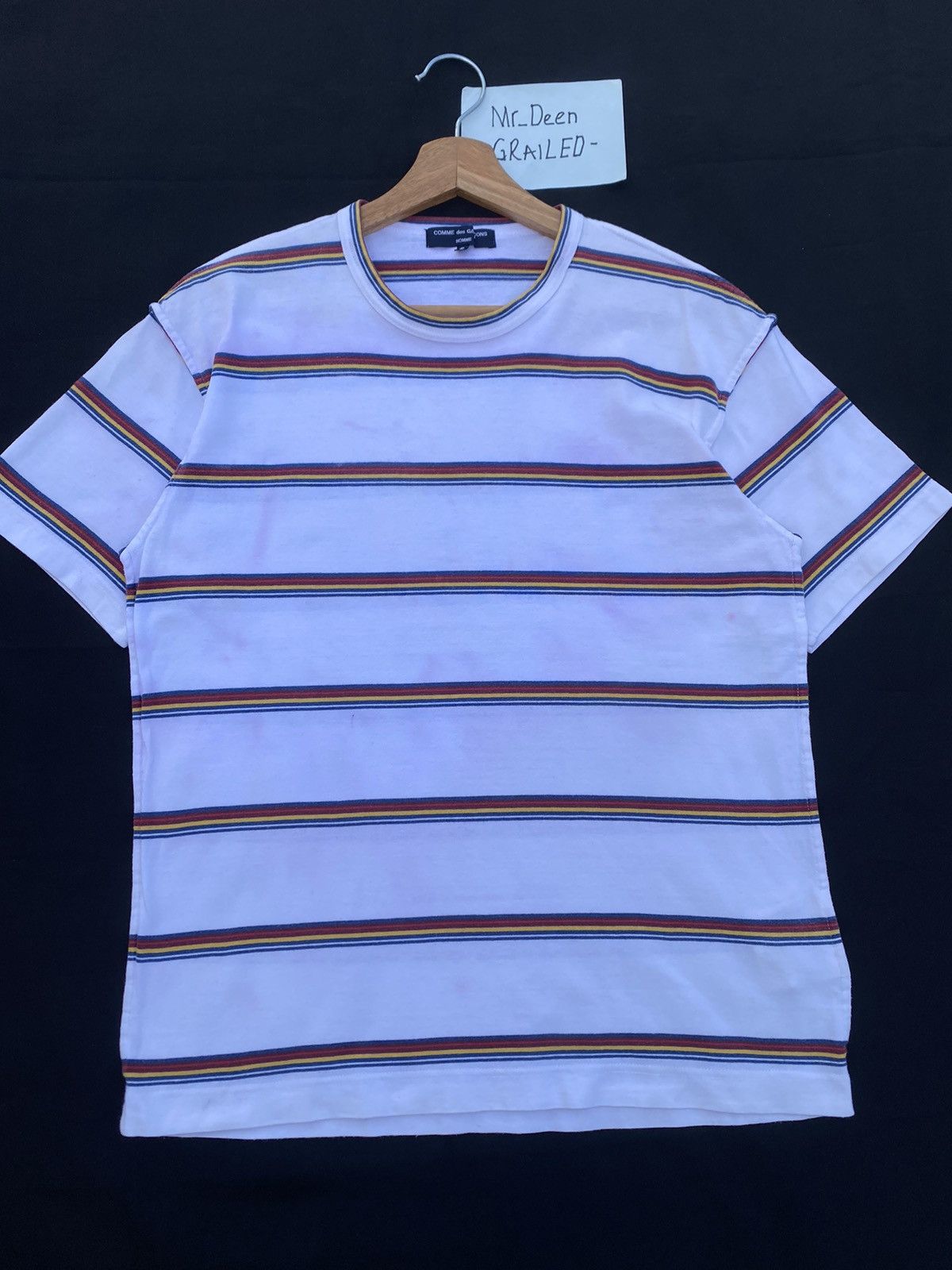 Comme des Garcons Rare Vintage AD 2006 Comme Des Garcons Homme CDG Tee Size US S / EU 44-46 / 1 - 4 Thumbnail