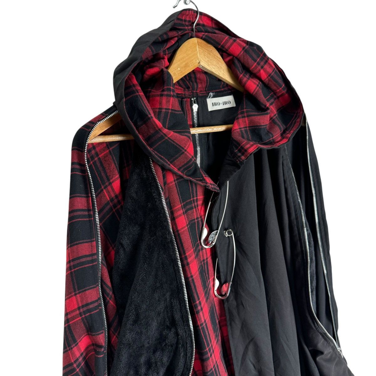If Six Was Nine 🌟IRO + IRO HOODIE PONCHO GOTHIC JACKET Size M / US 6-8 / IT 42-44 - 5 Thumbnail