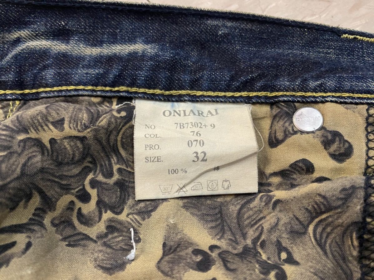 Japanese Brand Oniarai jeans Size US 32 / EU 48 - 6 Thumbnail