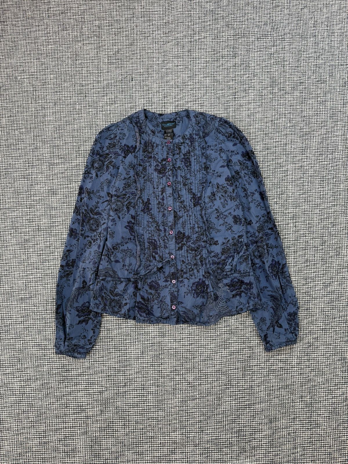Custo Barcelona Custo barcelona buttob up pleated flowers shirt Size XS / US 0-2 / IT 36-38 - 1 Thumbnail