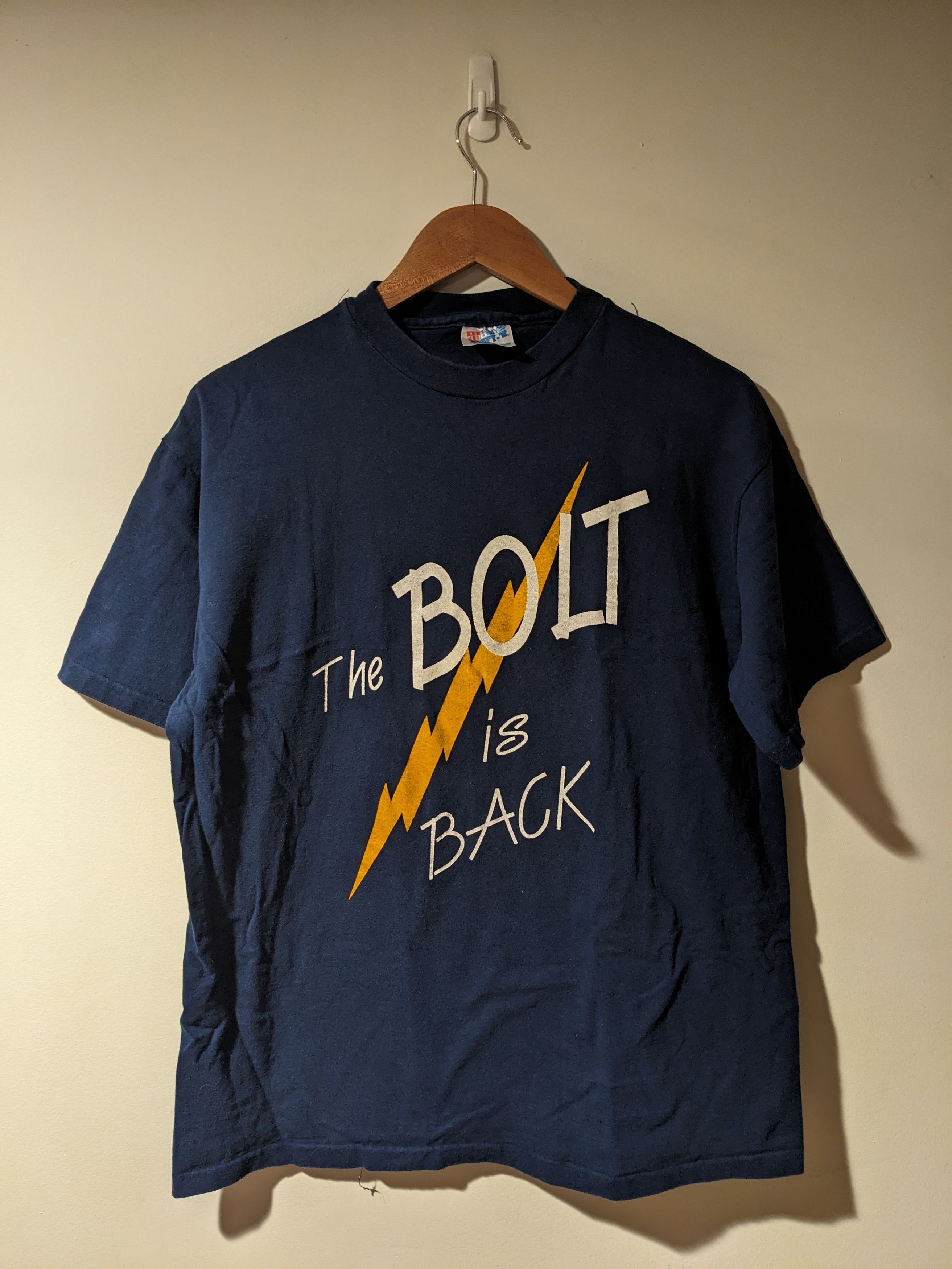 NFL × Vintage Vintage 90s San Diego Chargers The Bolt is Back T-Shirt Size US L / EU 52-54 / 3 - 1 Thumbnail