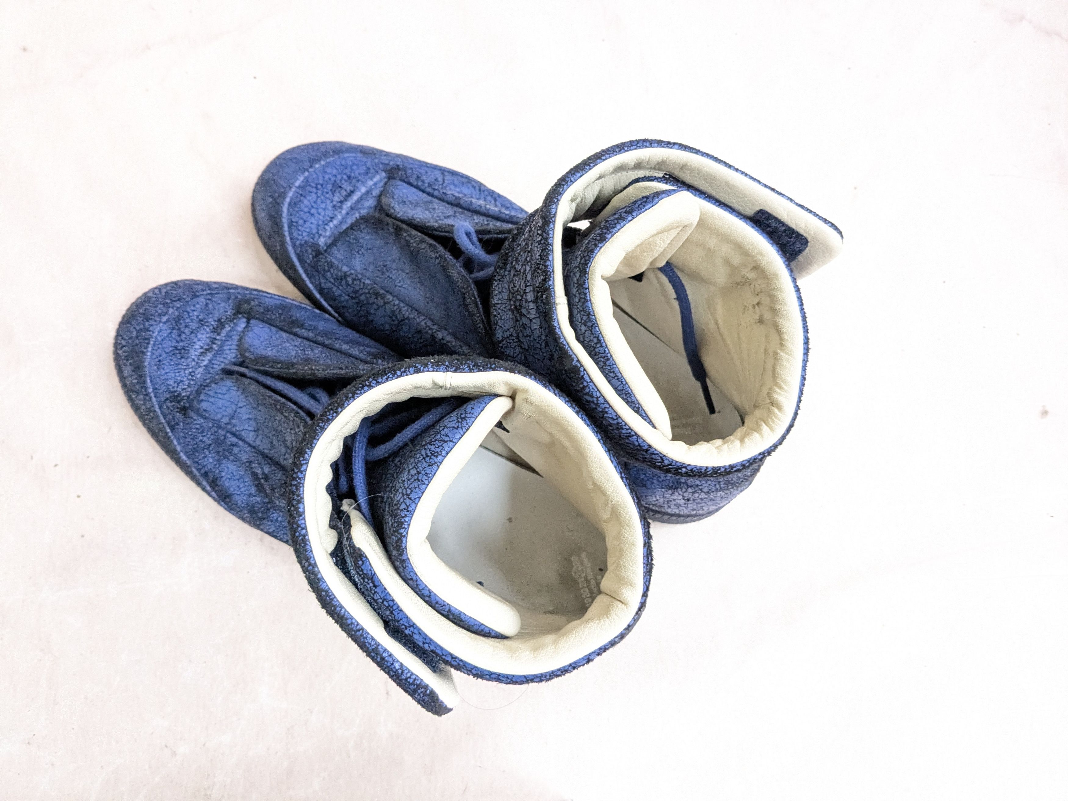 Maison Margiela Maison Margiela Future Blue 9 42 High Tops Leather Size US 9 / EU 42 - 12 Thumbnail