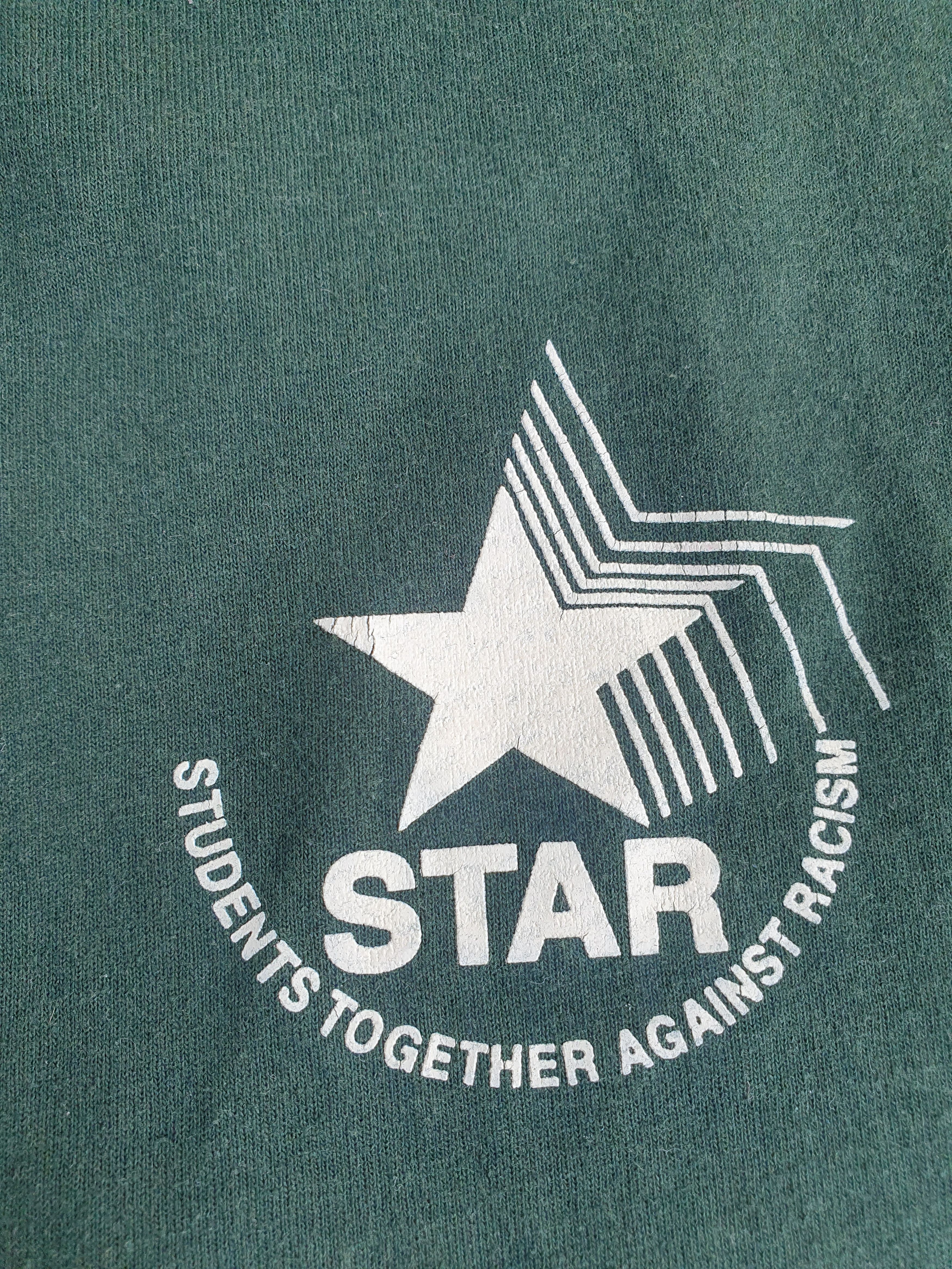 Fruit Of The Loom × Vintage STAR Students Together Against V Singltge Stitch t-shirt XL Size US XL / EU 56 / 4 - 13 Thumbnail