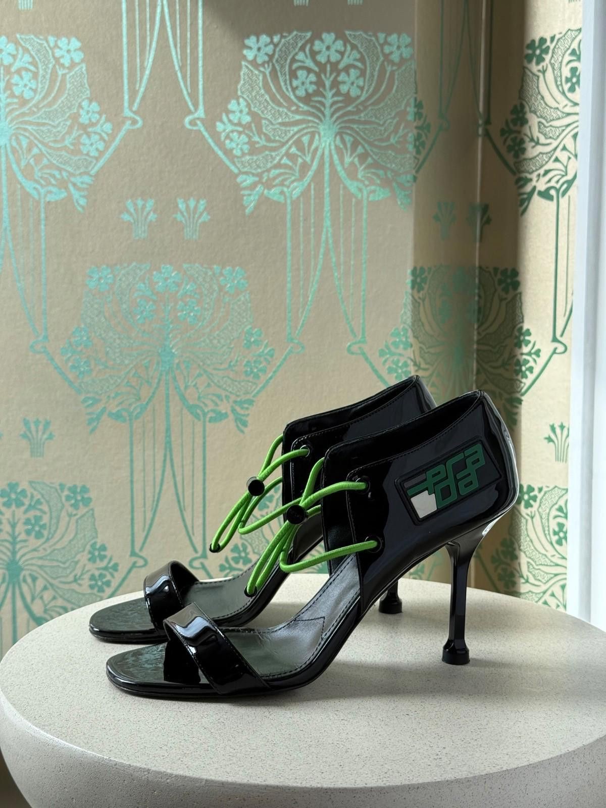 Prada Prada Patent Leather d'Orsay Heels Sandals Size 37 / 7 Size US 7 / IT 37 - 4 Thumbnail
