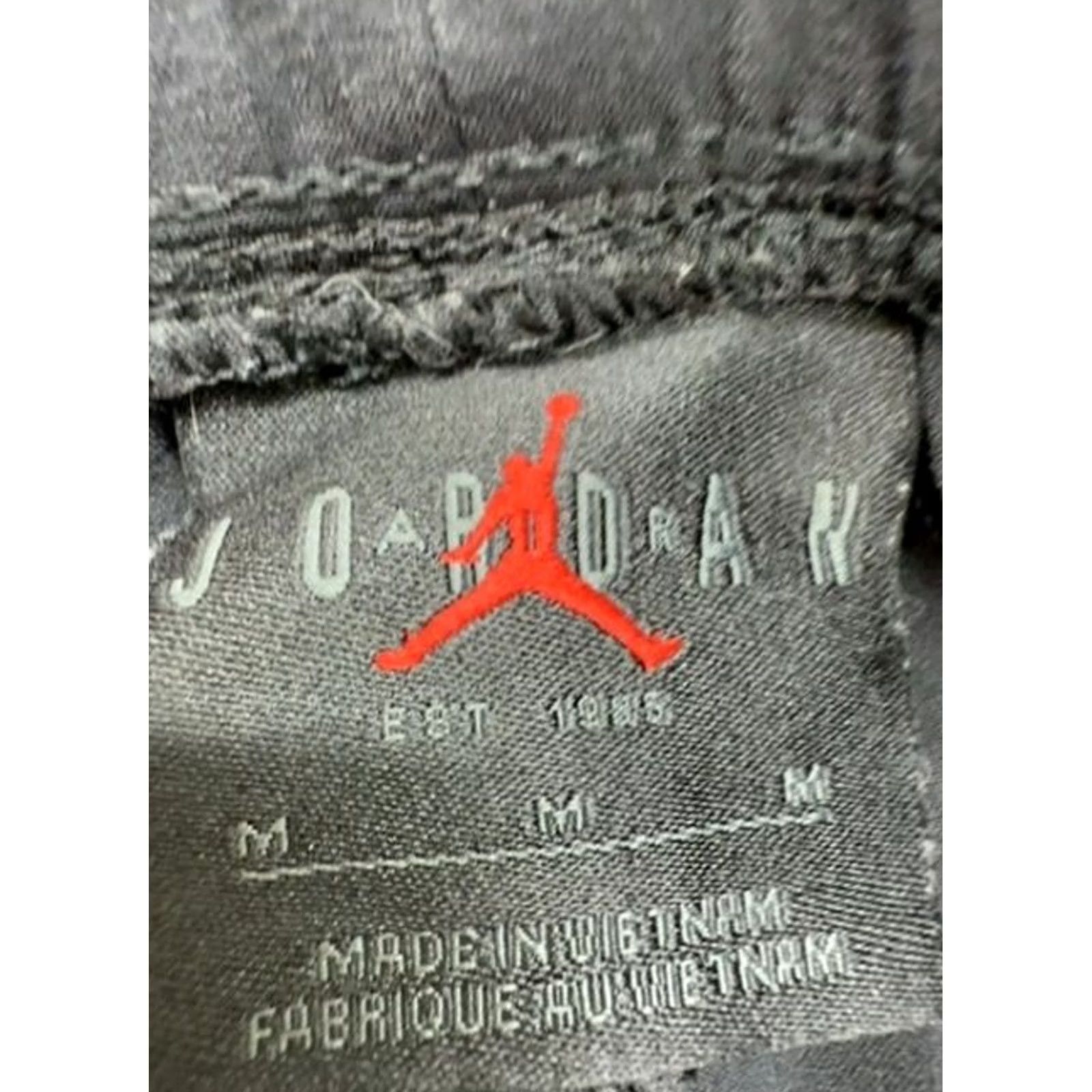 Jordan Brand Jordan Men Black Jogger Pants Drawstring M Athletic Size US 31 - 4 Thumbnail