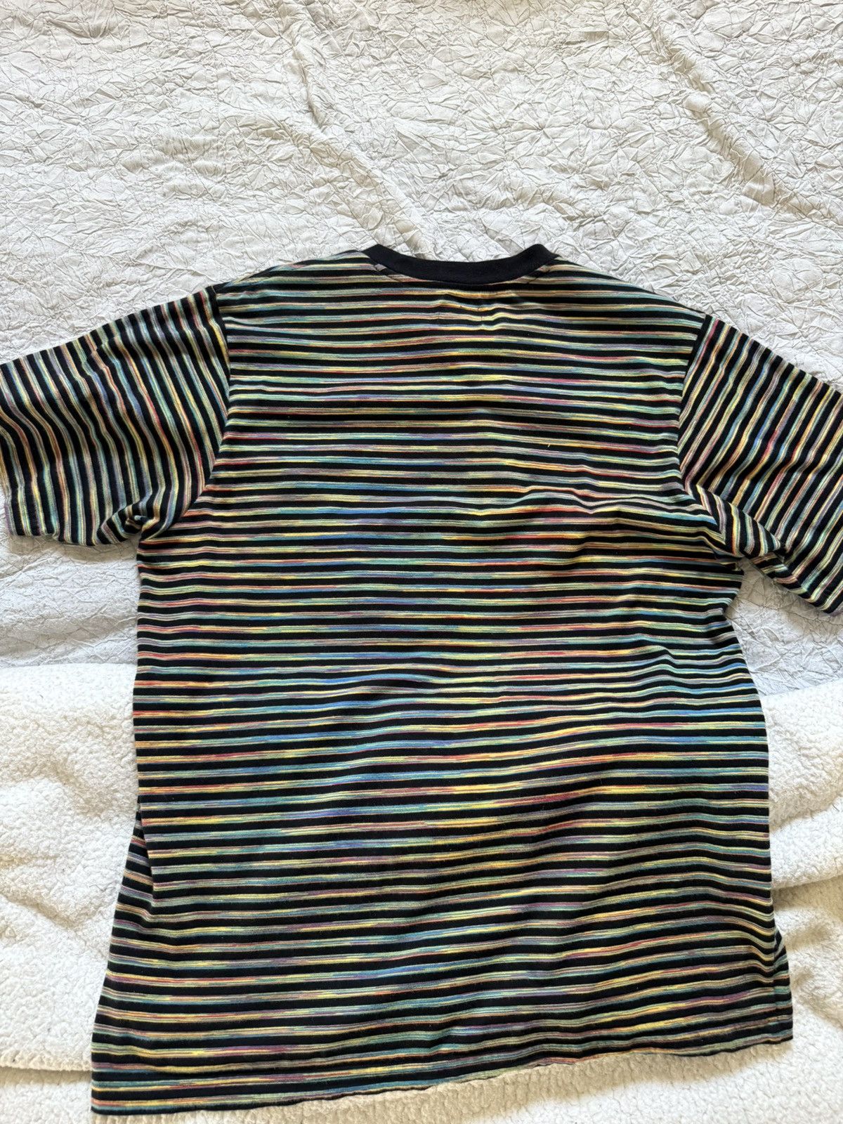 Supreme Supreme Multi Stripe Tee Black Medium SS18 Size US M / EU 48-50 / 2 - 3 Thumbnail