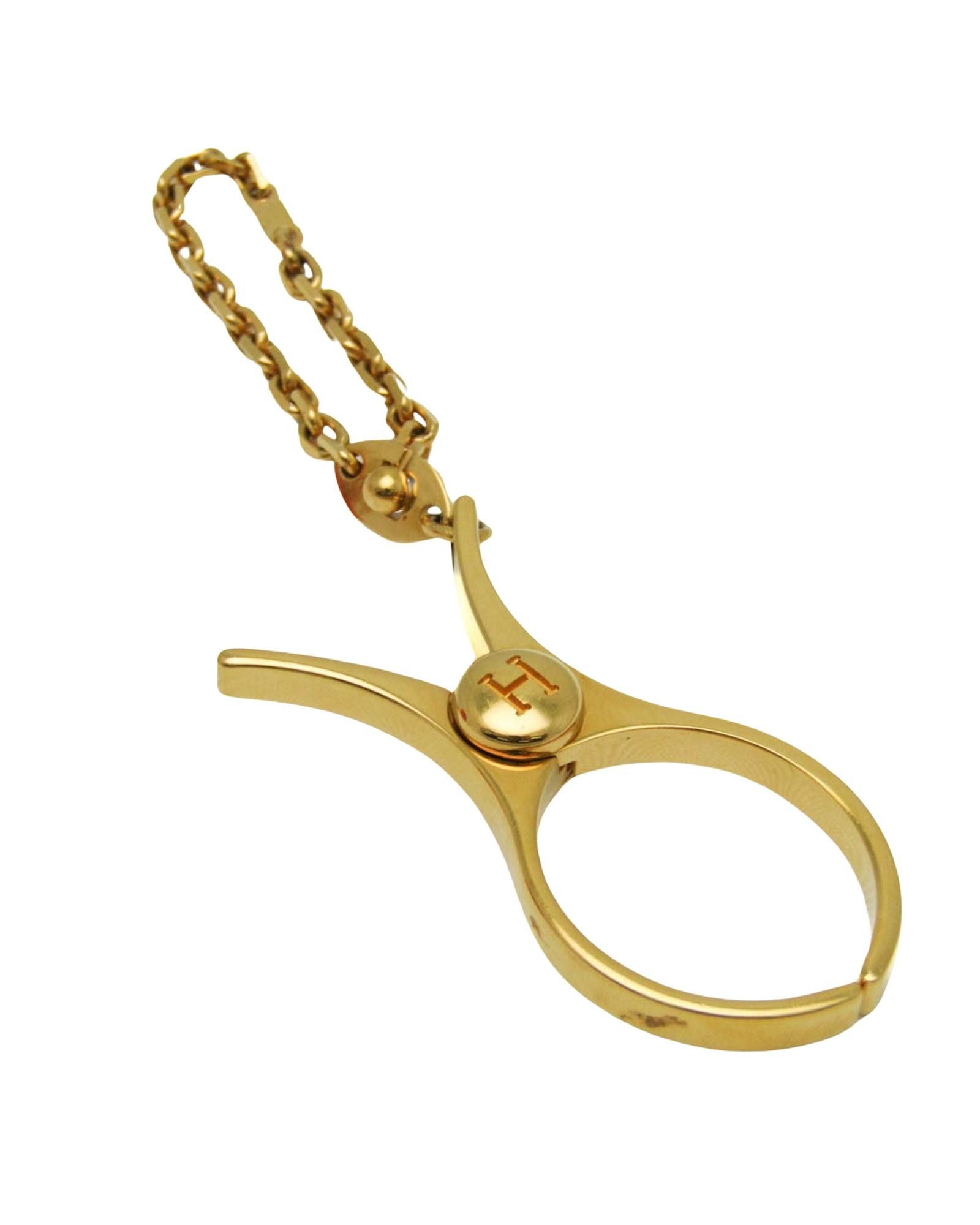image of Hermes Gold Metal Glove Holder, Women's