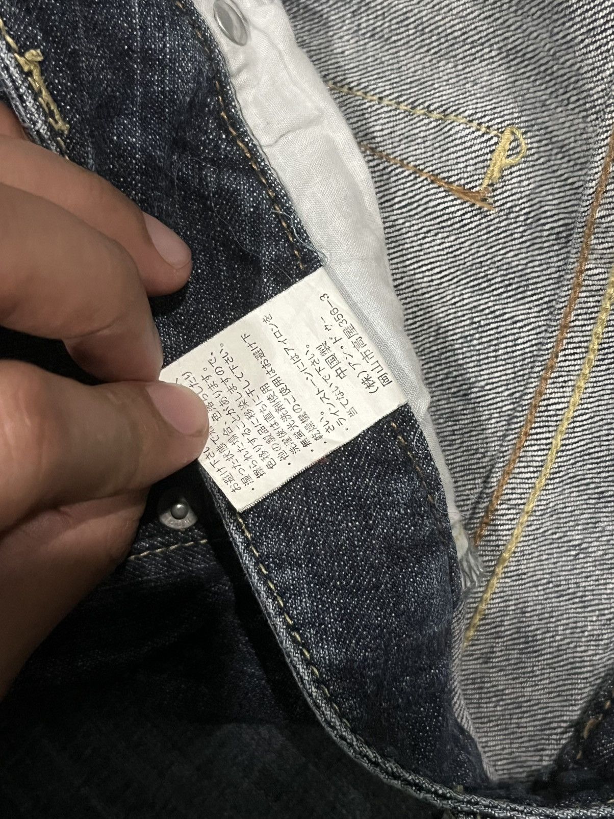Japanese Brand Vintage Japanese Brand Blue Washed Distressed Flare Jeans Size 33" - 9 Thumbnail