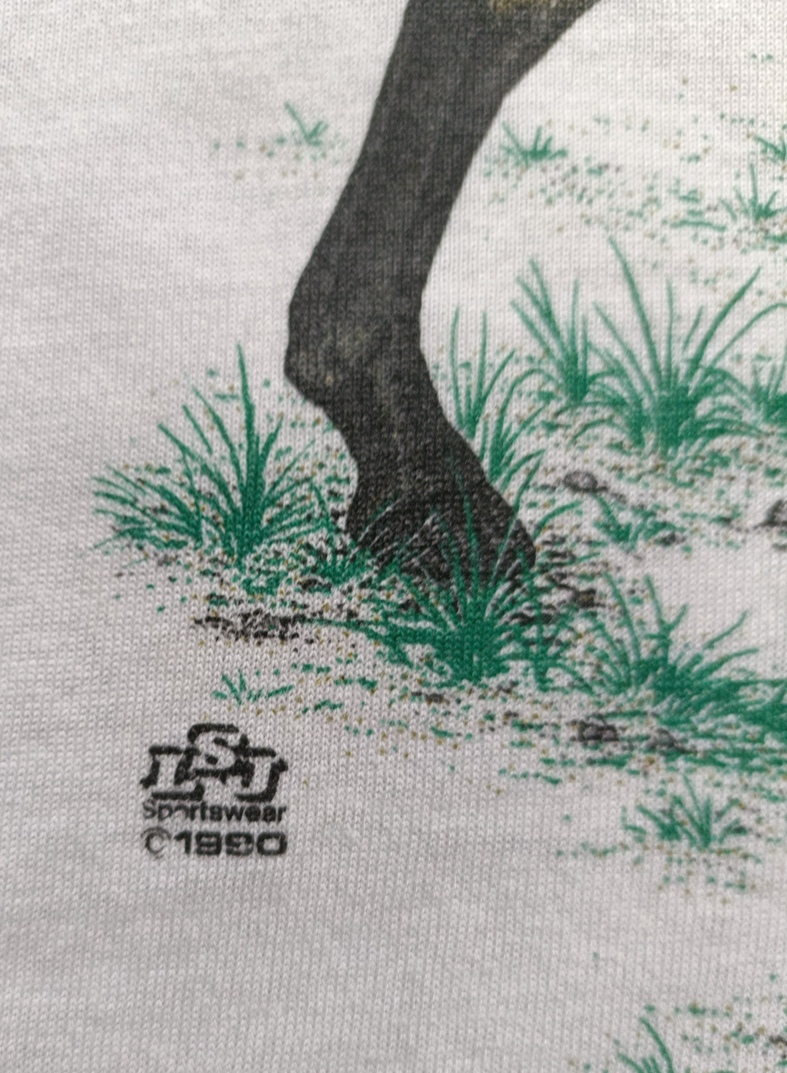 Vintage Vintage 1990 Screen Star T Shirt Single Stitch L White Size US L / EU 52-54 / 3 - 2 Thumbnail