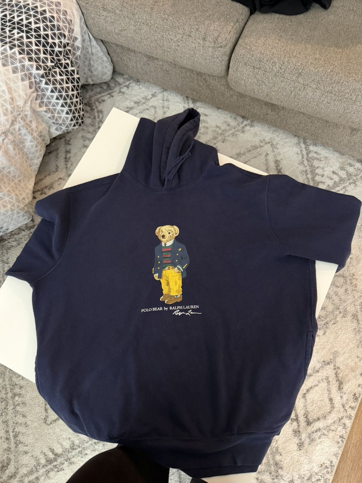 Polo Ralph Lauren Ralph Lauren Dark Blue Big Bear Hoodie Size US XXL / EU 58 / 5 - 1 Thumbnail