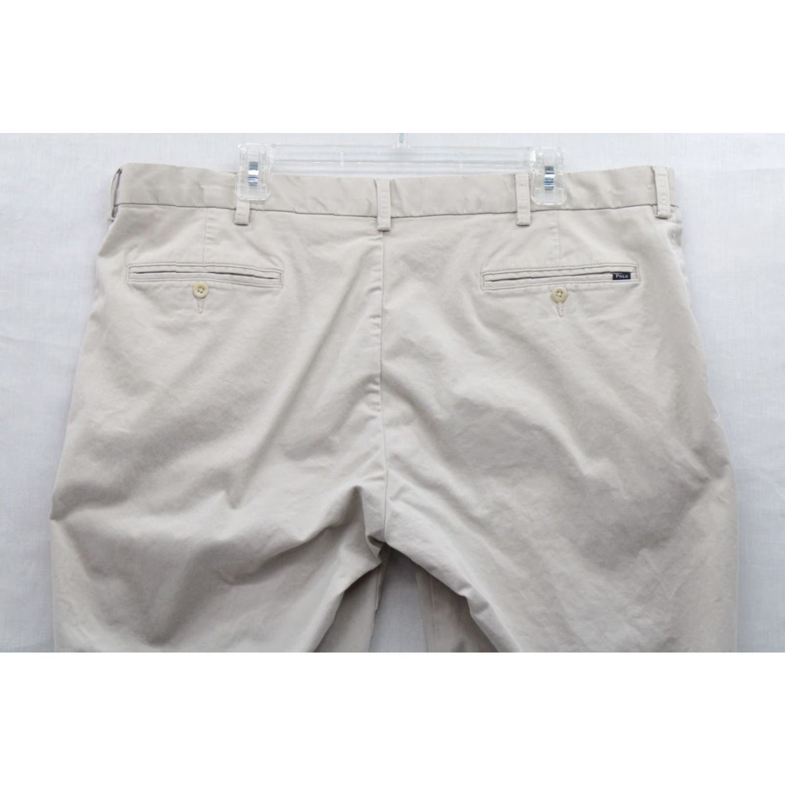 Polo Ralph Lauren Polo Ralph Lauren Pants Men's 42X31 Beige Straight Classic Fit Chino Preppy Pants/Chino Beige 5-Pocket Design City Preppy Office Adult Mens Size US XL / EU 56 / 4 - 4 Thumbnail