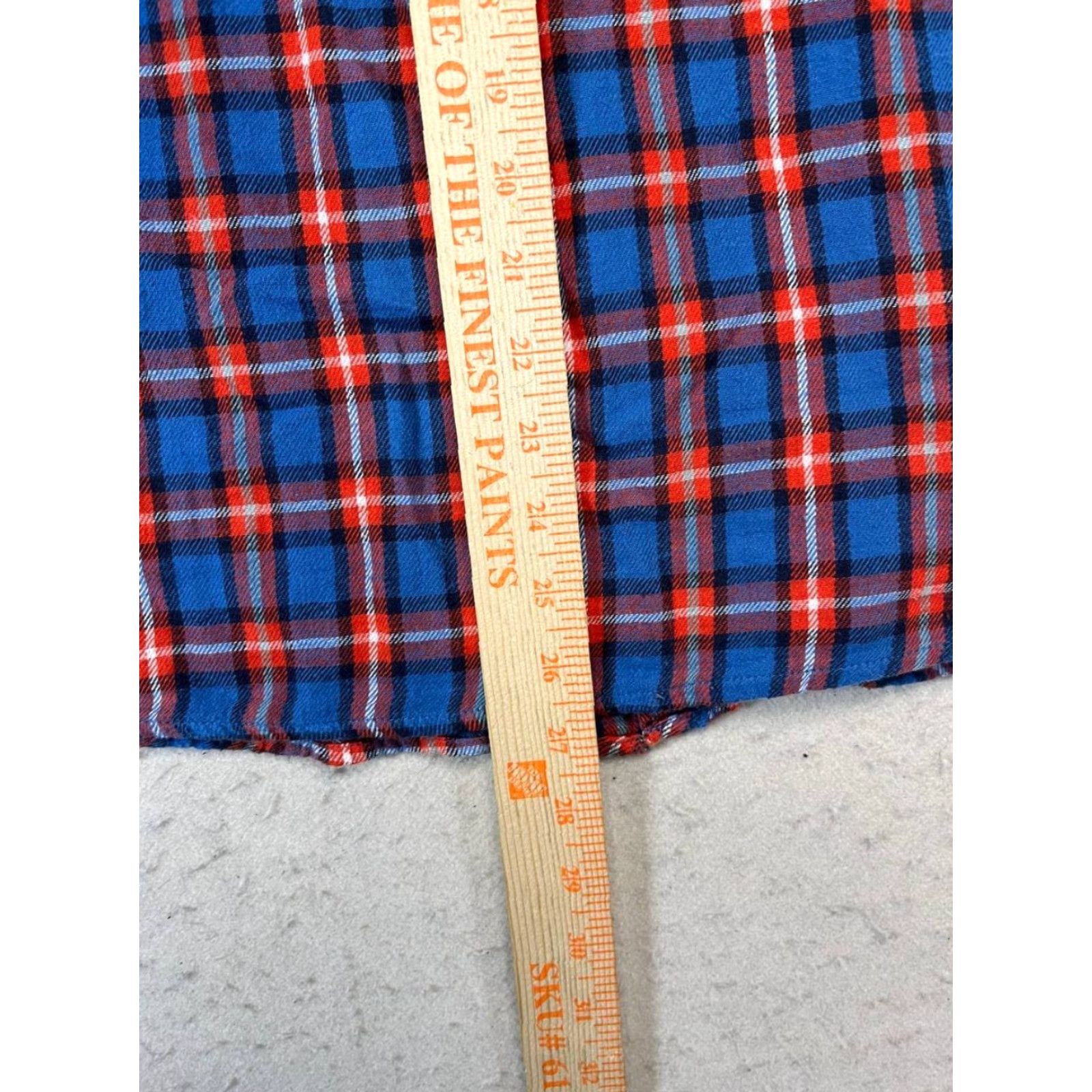 O'Neill O'Neill Flannel Shirt Womens M Blue Plaid Long Sleeve Button-Up 100% Cotton Size M / US 6-8 / IT 42-44 - 4 Thumbnail