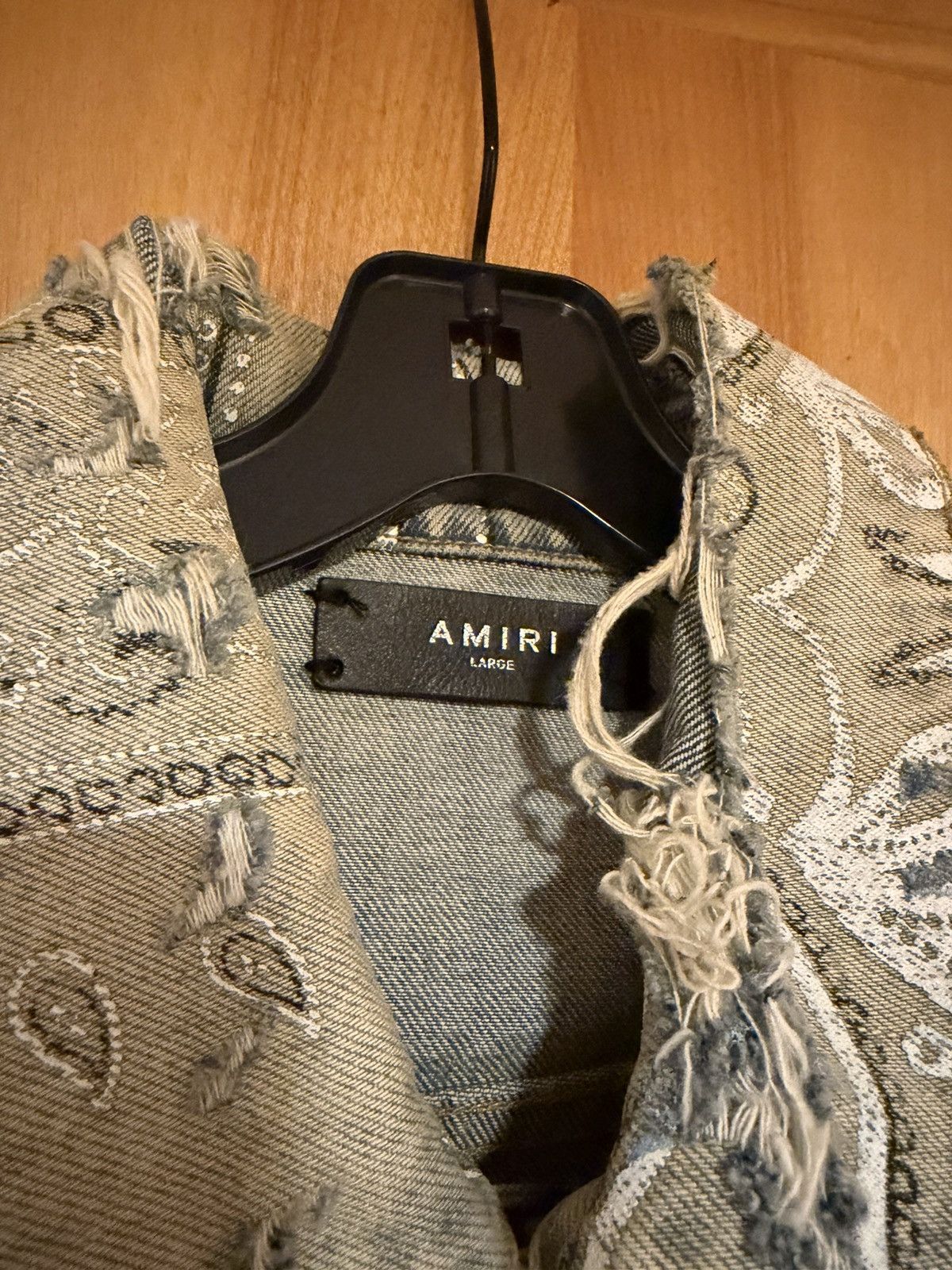 Amiri Amiri Bandana Denim Trucker Jacket size L Large Size US L / EU 52-54 / 3 - 3 Thumbnail