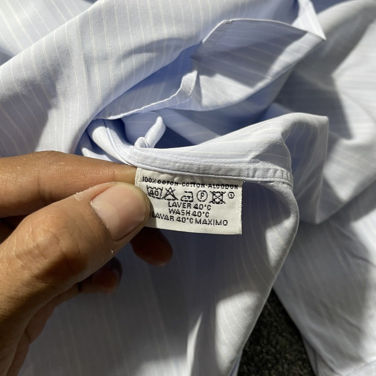 Hermes Vintage Hermes Pocket Shirts Size US XXL / EU 58 / 5 - 6 Thumbnail