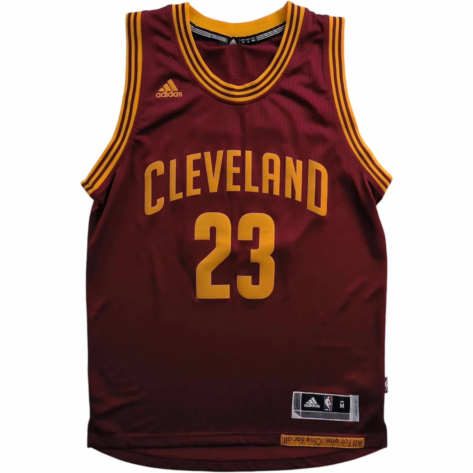 Adidas Cleveland Cavaliers LeBron James Rev30 away NBA jersey M Size US M / EU 48-50 / 2 - 1 Thumbnail