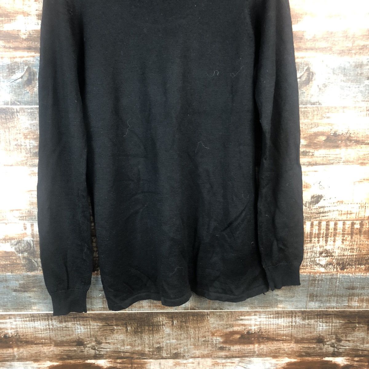 Homespun Knitwear × Japanese Brand DLL Agas Black Knitwear #C544 Size S / US 4 / IT 40 - 14 Thumbnail