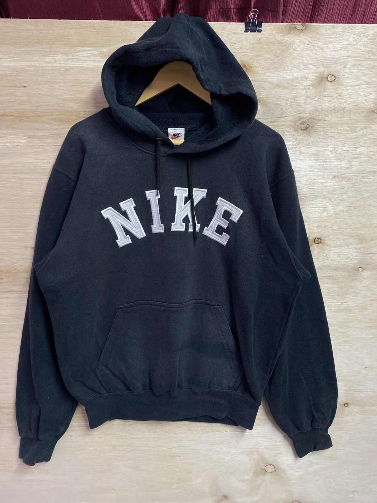 Nike Vintage Nike spell out hoodie Size US XL / EU 56 / 4 - 1 Thumbnail