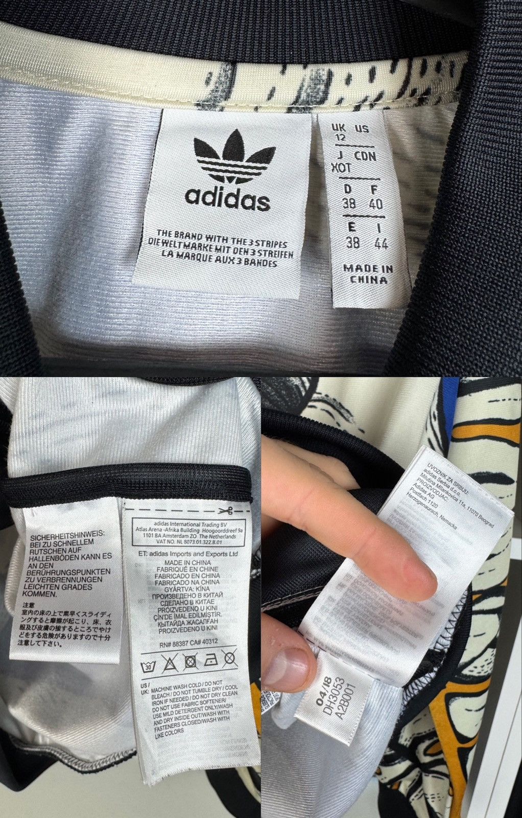 Adidas Adidas Farm Rio Pineapple Monstera Track Jacket Women’s Size M / US 6-8 / IT 42-44 - 3 Thumbnail