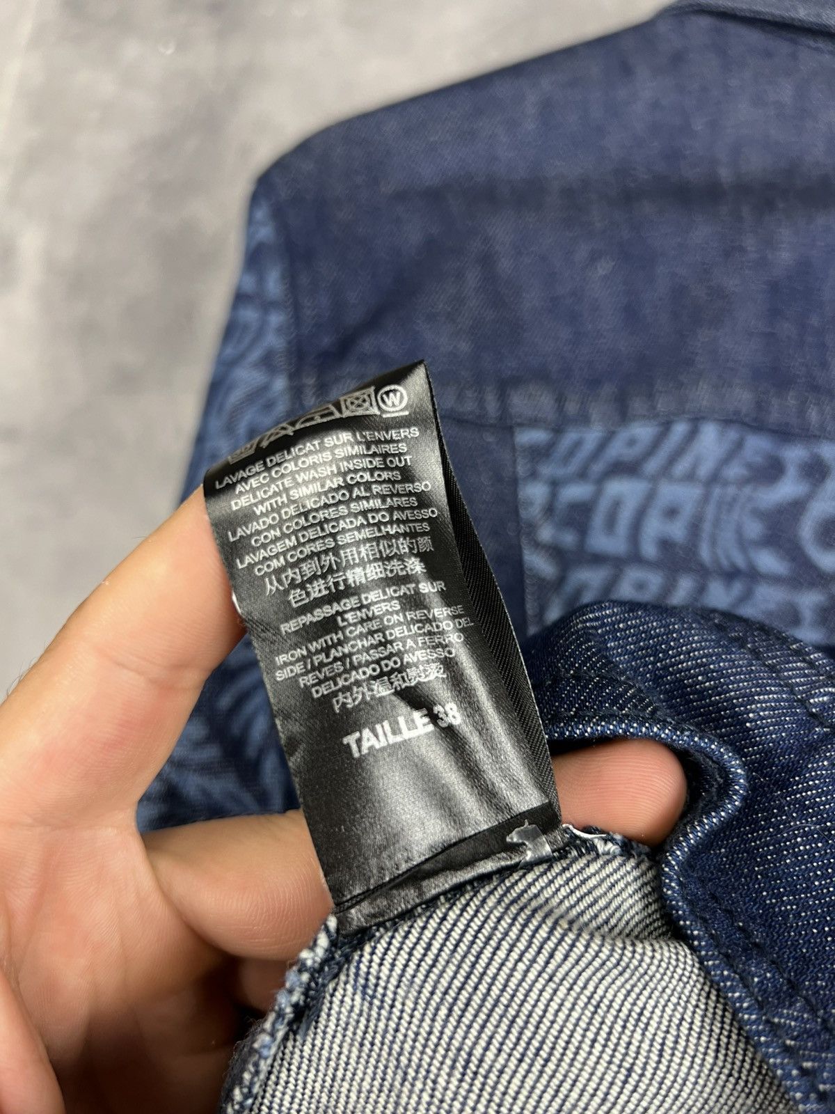 Cop Copine Cop Copine Y2K Women Monogram Denim Jacket Size 38 Size XS / US 0-2 / IT 36-38 - 18 Thumbnail
