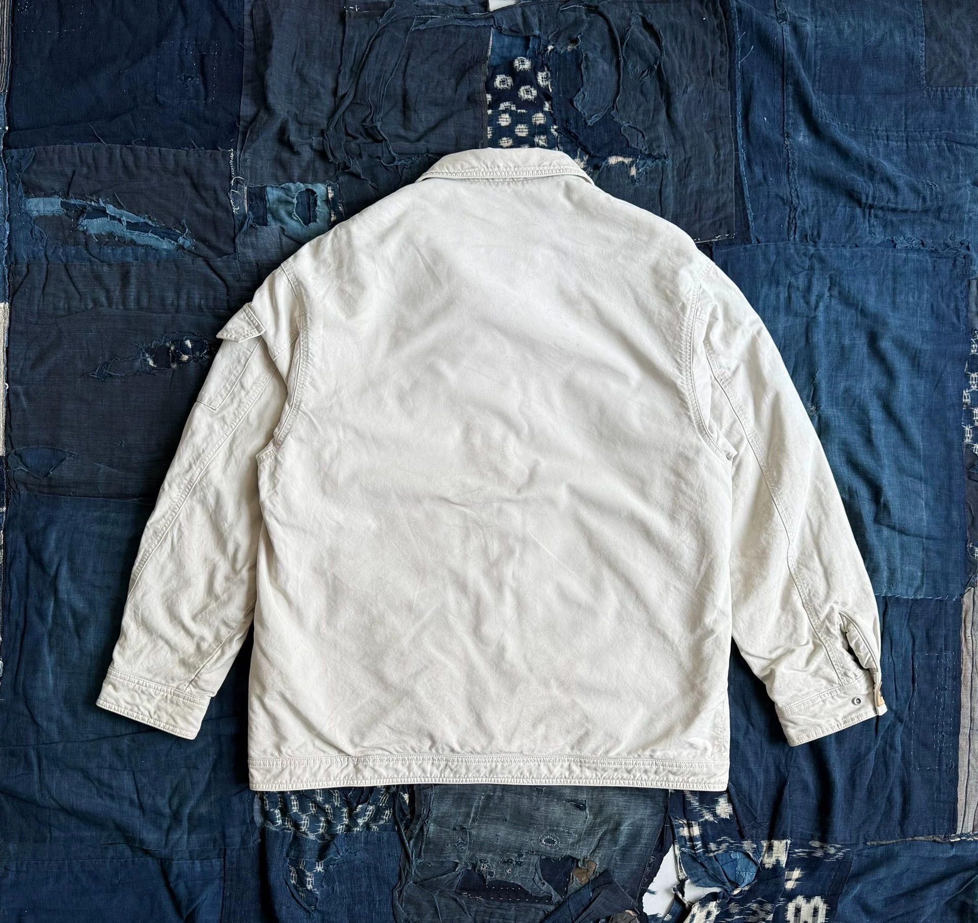 Visvim VISVIM 23AW Willis Blouson Patchwork Leather Jacket IVORY 4 Size US XL / EU 56 / 4 - 3 Thumbnail