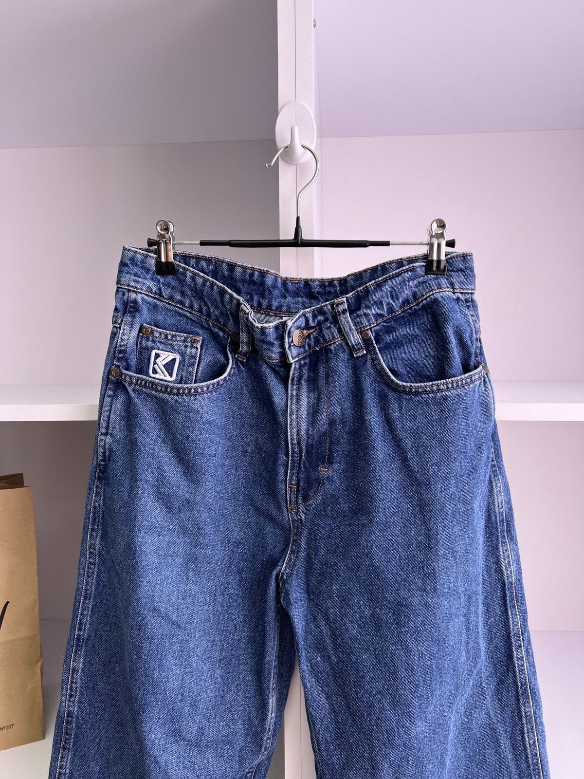Karl Kani × Vintage Vintage Karl Kani Rap Denim Pants Size US 27 - 6 Thumbnail