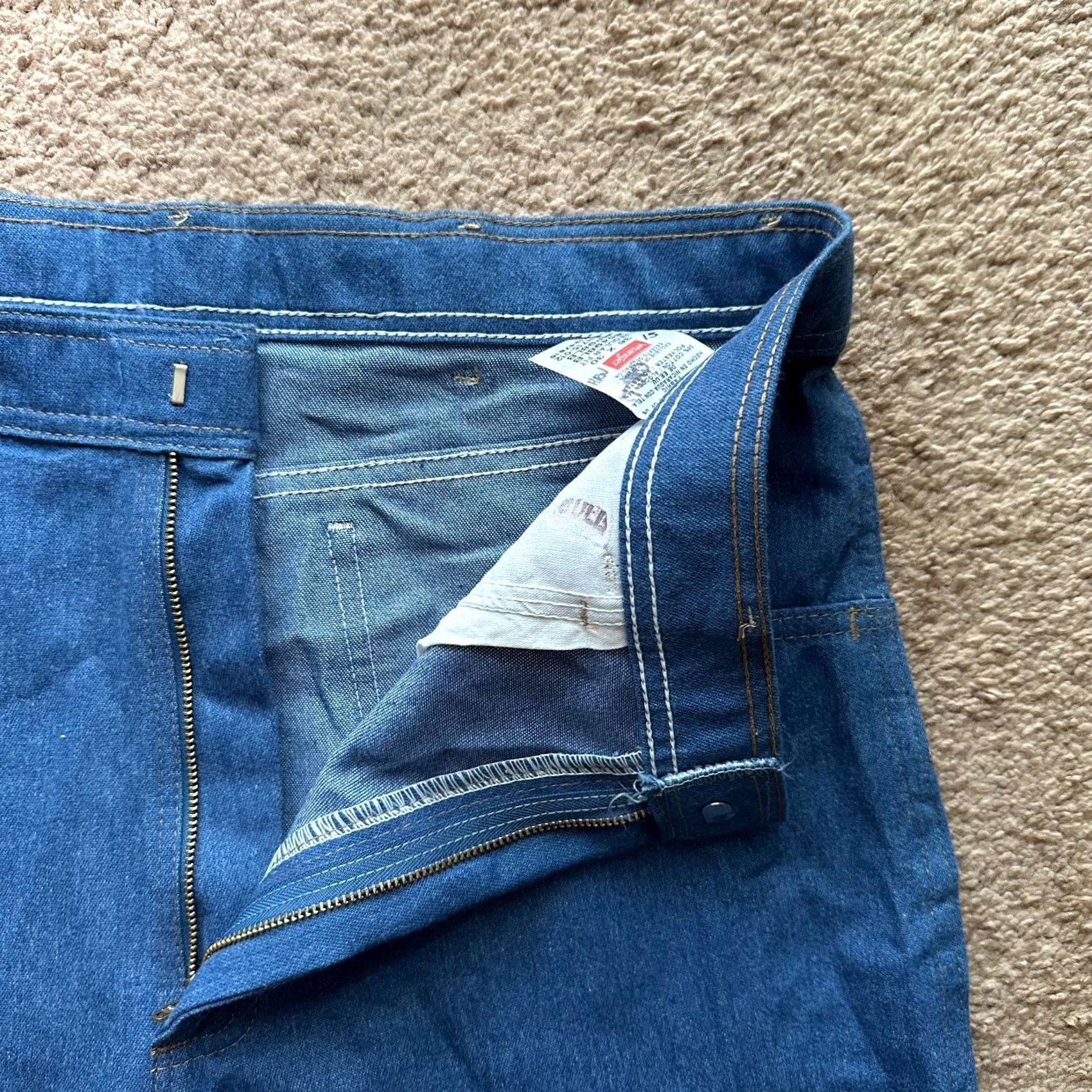 Wrangler Wrangler Jeans Mens 36x30 Regular Fit Mid Rise Blue Lighter Wash Denim 90s Cowboy Western Size US 36 / EU 52 - 4 Thumbnail