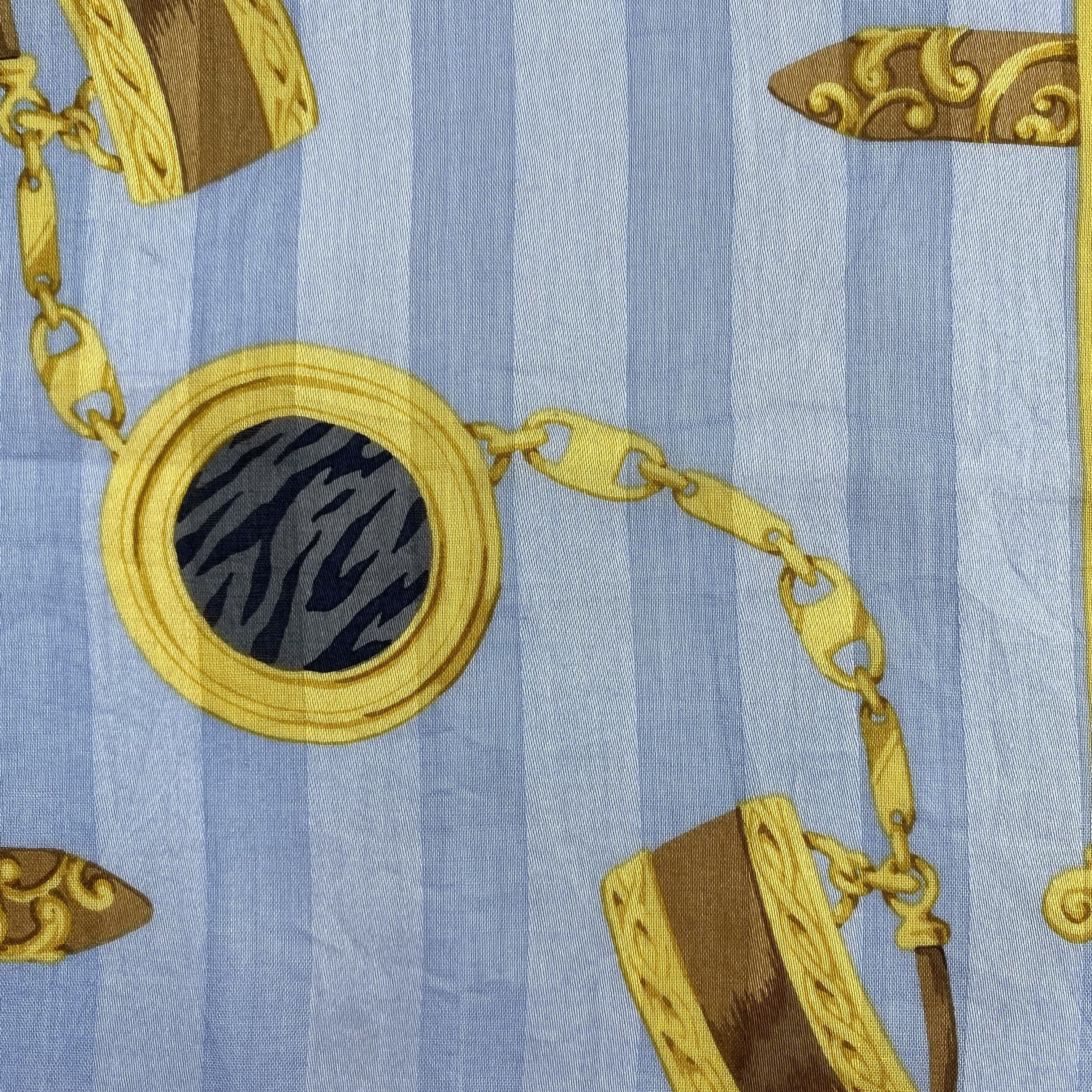 Trussardi × Vintage Trussardi Neckerchief / Bandana / Handkerchief-P769 Size ONE SIZE - 4 Thumbnail
