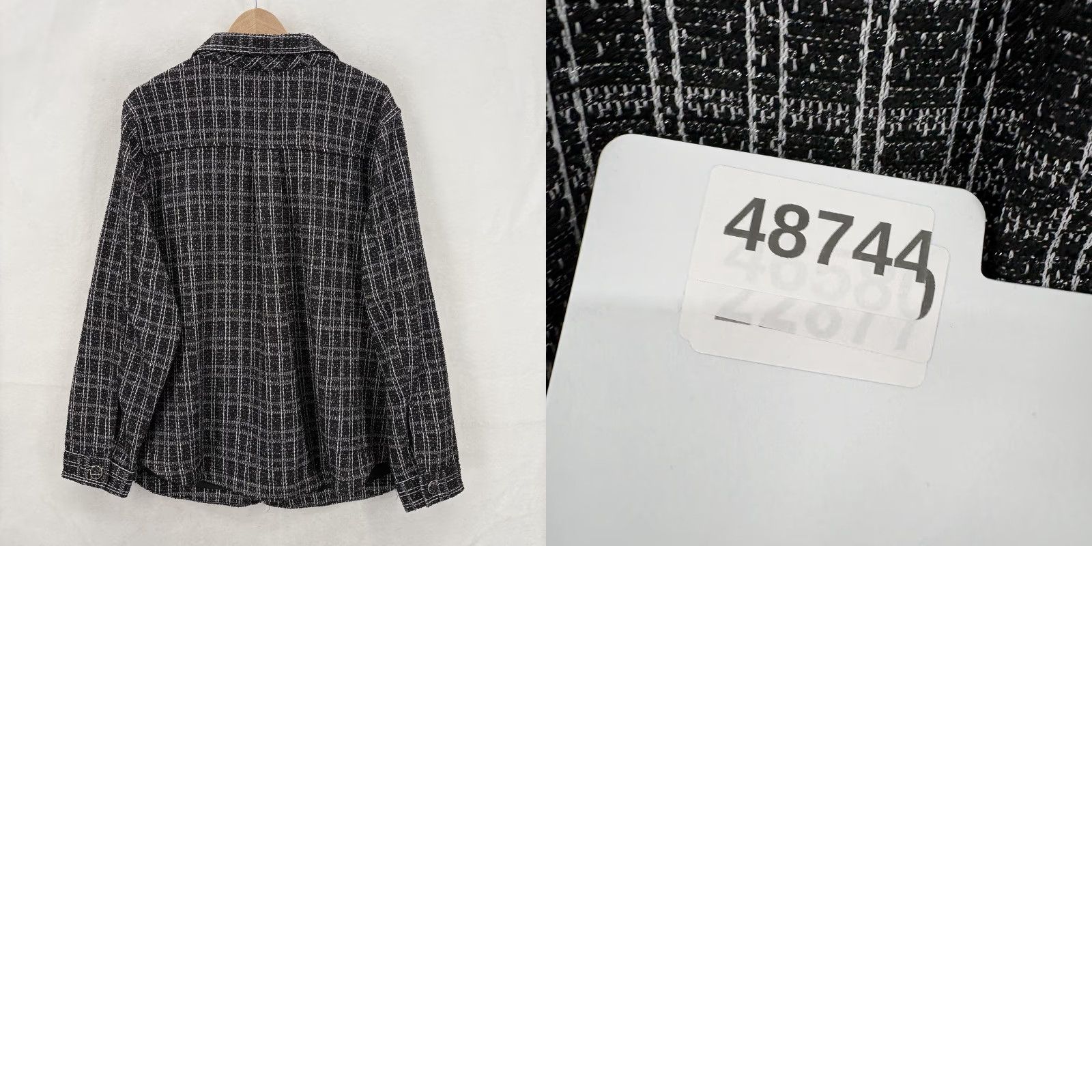 Torrid Torrid Jacket Womens Plus Size 2X Black Plaid Tweed Button Front Shacket Size XXL / US 16-18 / IT 52-54 - 9 Thumbnail