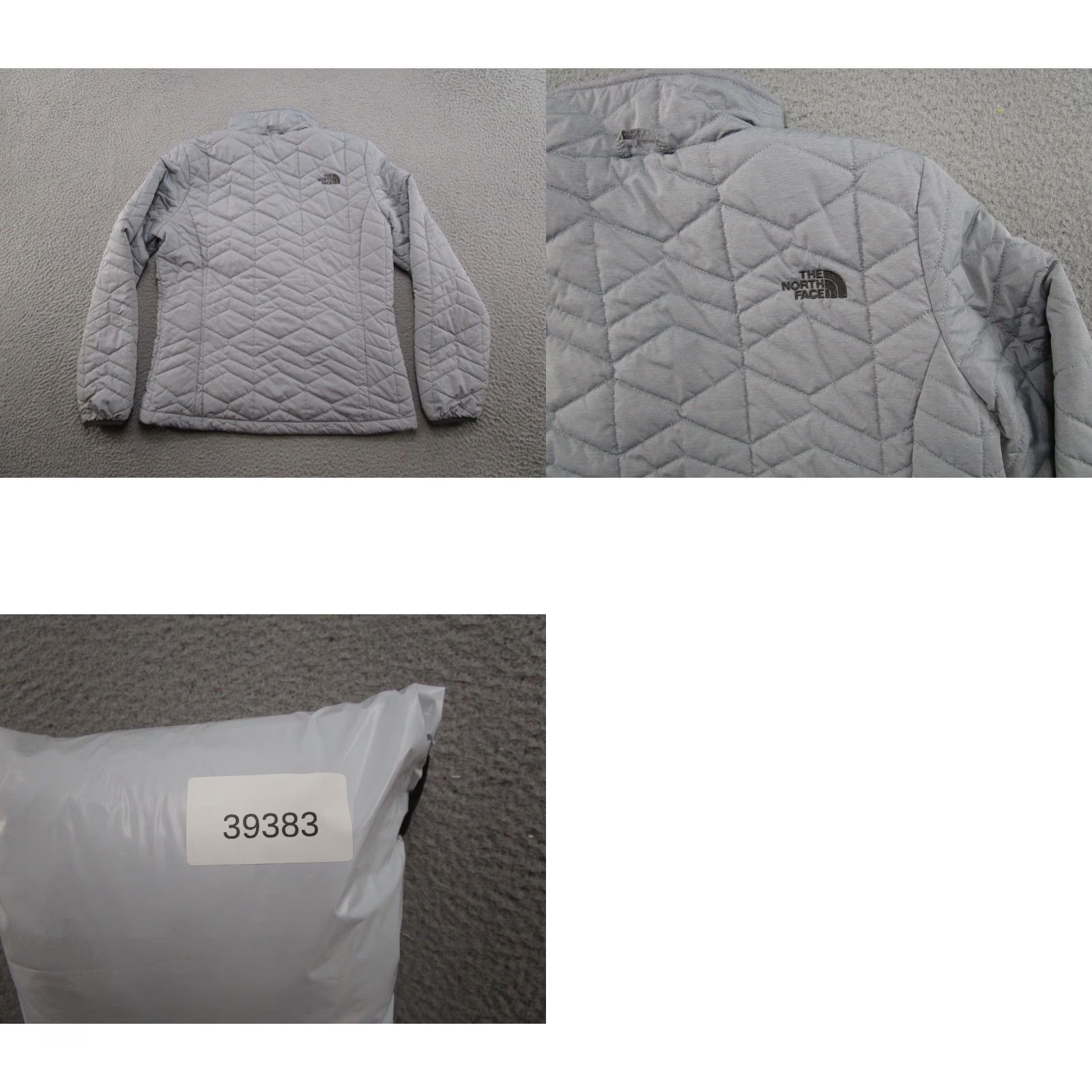 The North Face The North Face Bombay Quilted Gray Puffer Zip Up Jacket Women L NF0A2TJK Read Size L / US 10 / IT 46 - 9 Thumbnail