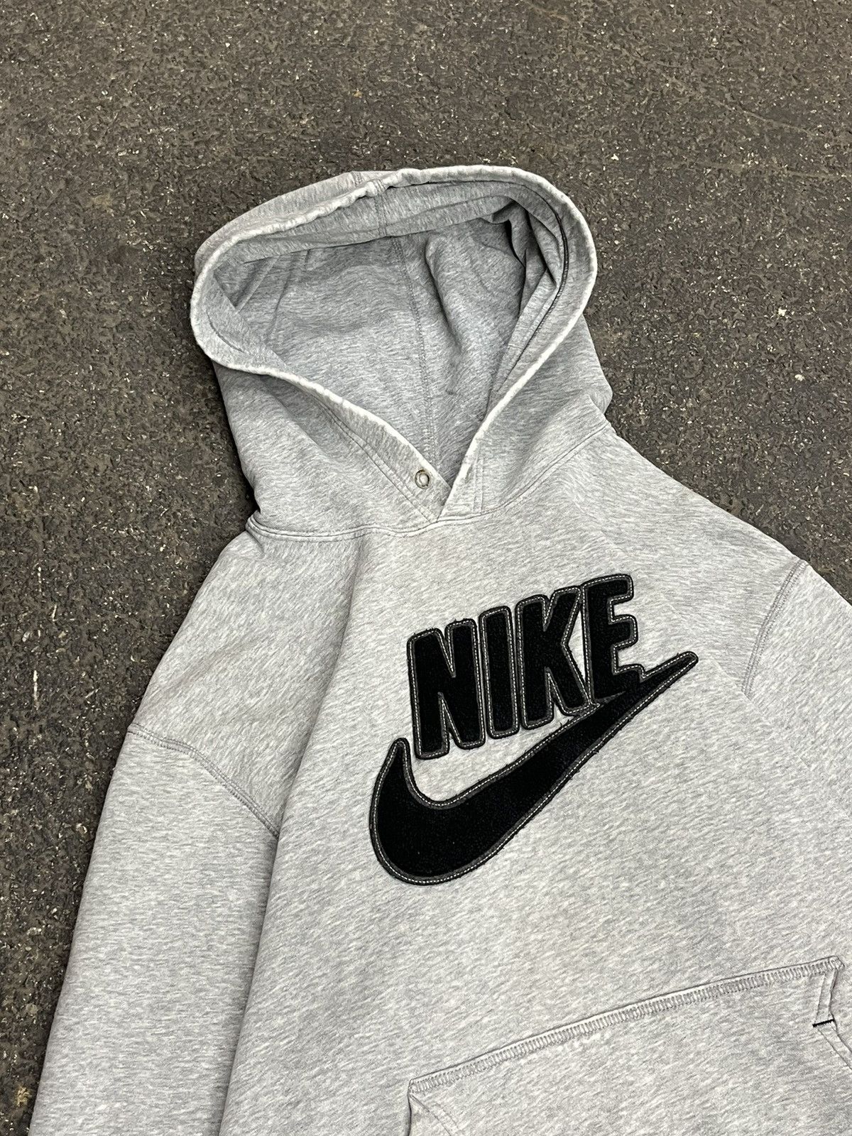 Nike × Vintage Nike y2k faded and distressed embroidered hoodie hype skater Size US M / EU 48-50 / 2 - 4 Thumbnail