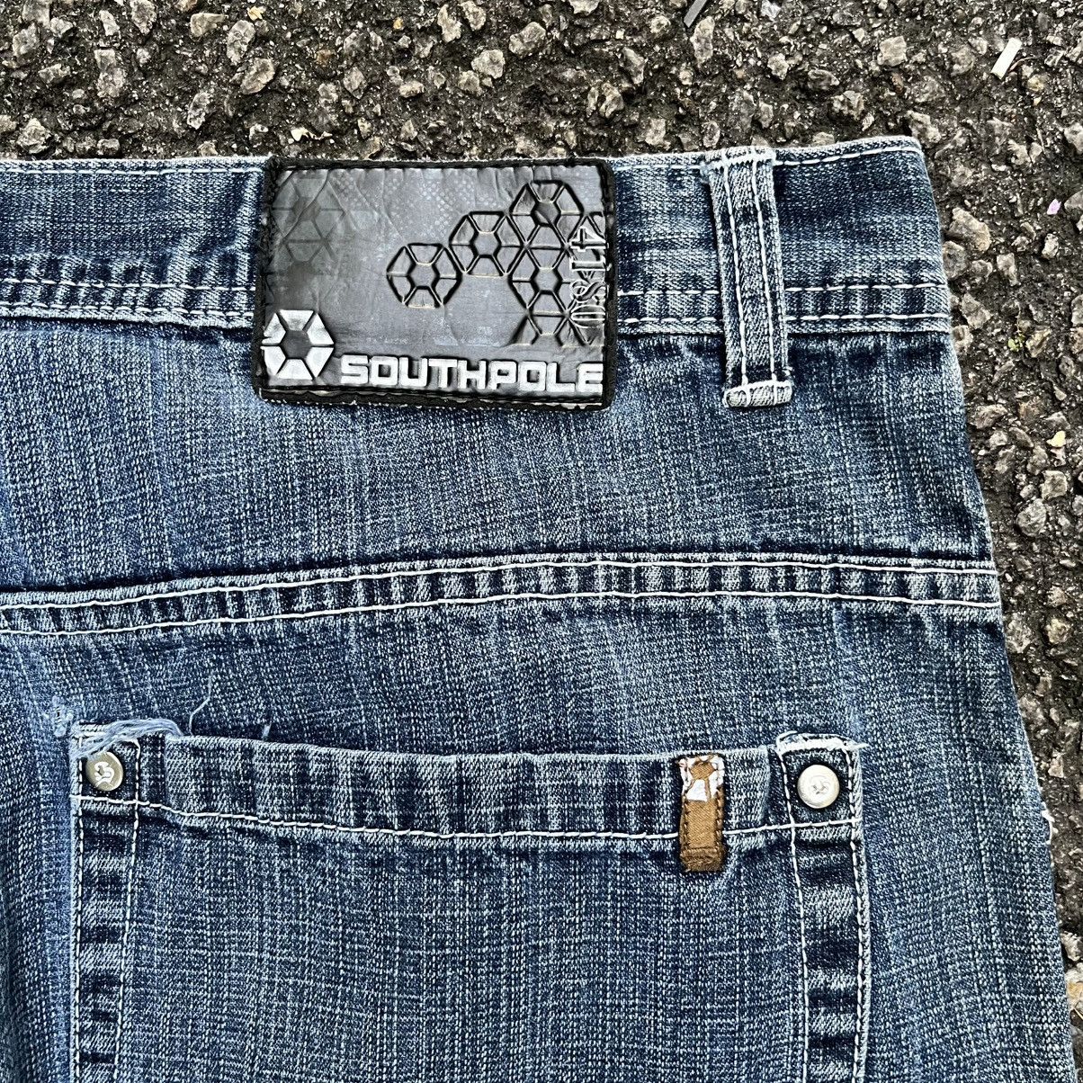 Southpole Southpole Baggy Jeans Faded Blue Y2K Denim Skater Pants Size US 40 / EU 56 - 15 Thumbnail