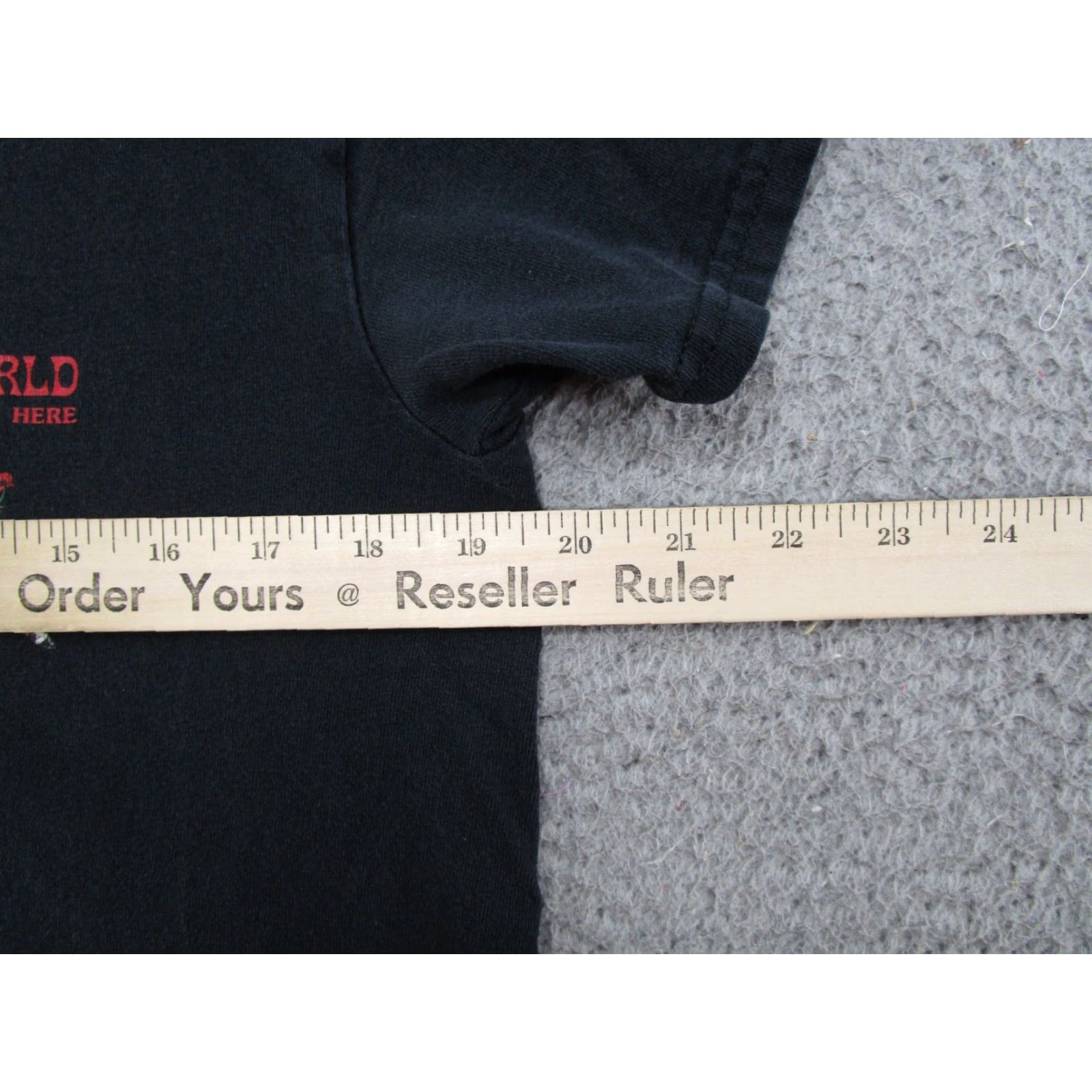 Hereu Astroworld Shirt Mens M Black Graphic Tour Skull Rose Gothic Music Concert T-Shirt Size US M / EU 48-50 / 2 - 6 Thumbnail