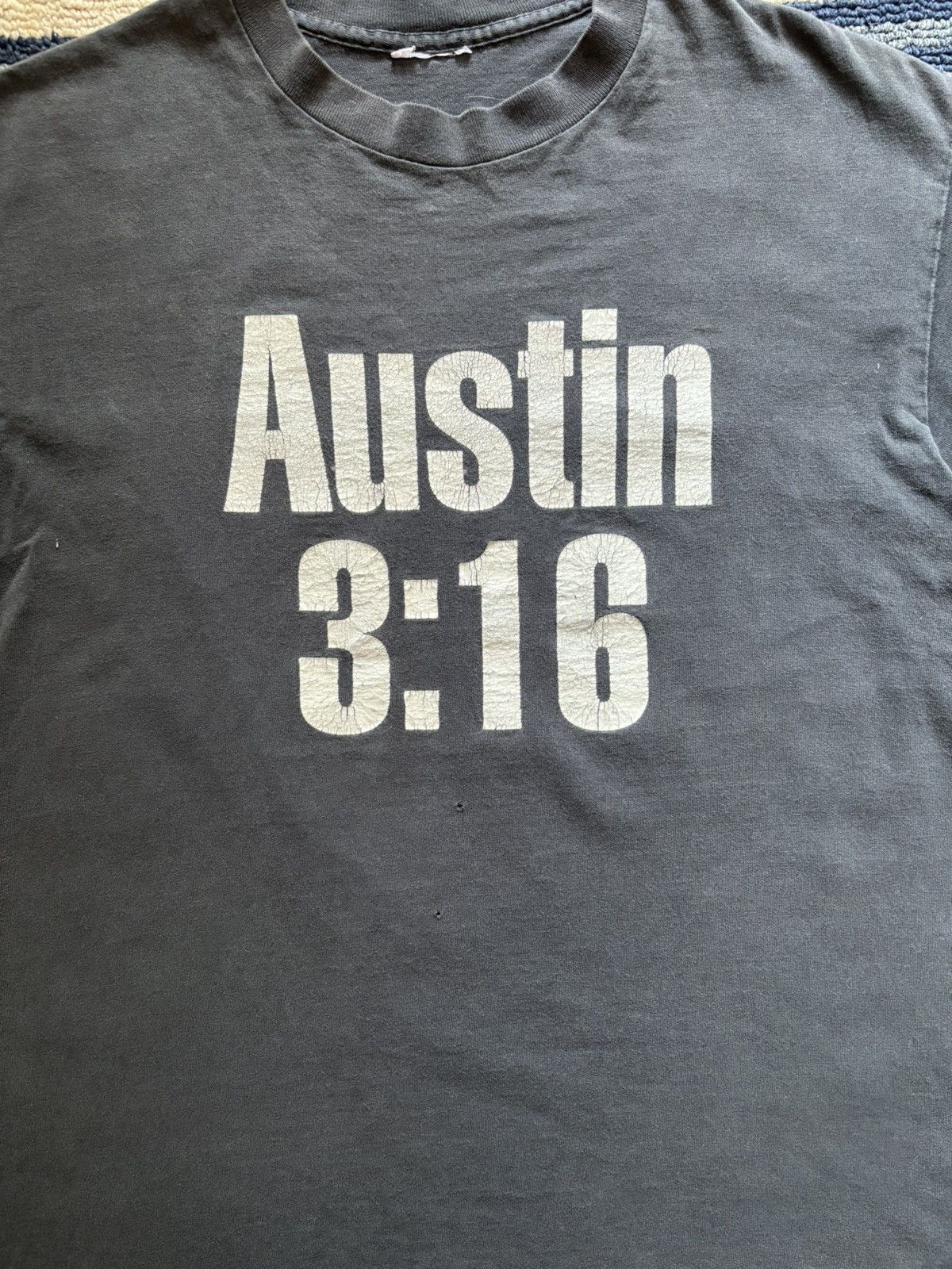 Other Vintage Stone Cold 3:16 WWF Skull Tee 90s Size M Size US M / EU 48-50 / 2 - 2 Thumbnail