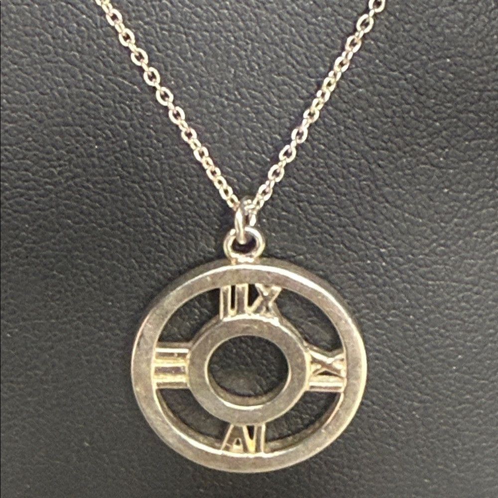 Tiffany & Co. Tiffany & Co. Atlas Roman Numeral Pendant Necklace | Sterli Size ONE SIZE - 3 Thumbnail