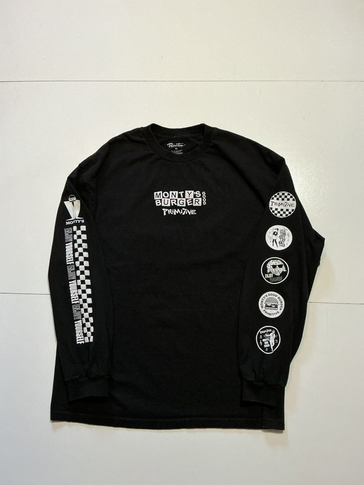 Primitive Primitive Skateboarding X Monty's Good Burger L/S T-Shirt Size US XXL / EU 58 / 5 - 2 Thumbnail