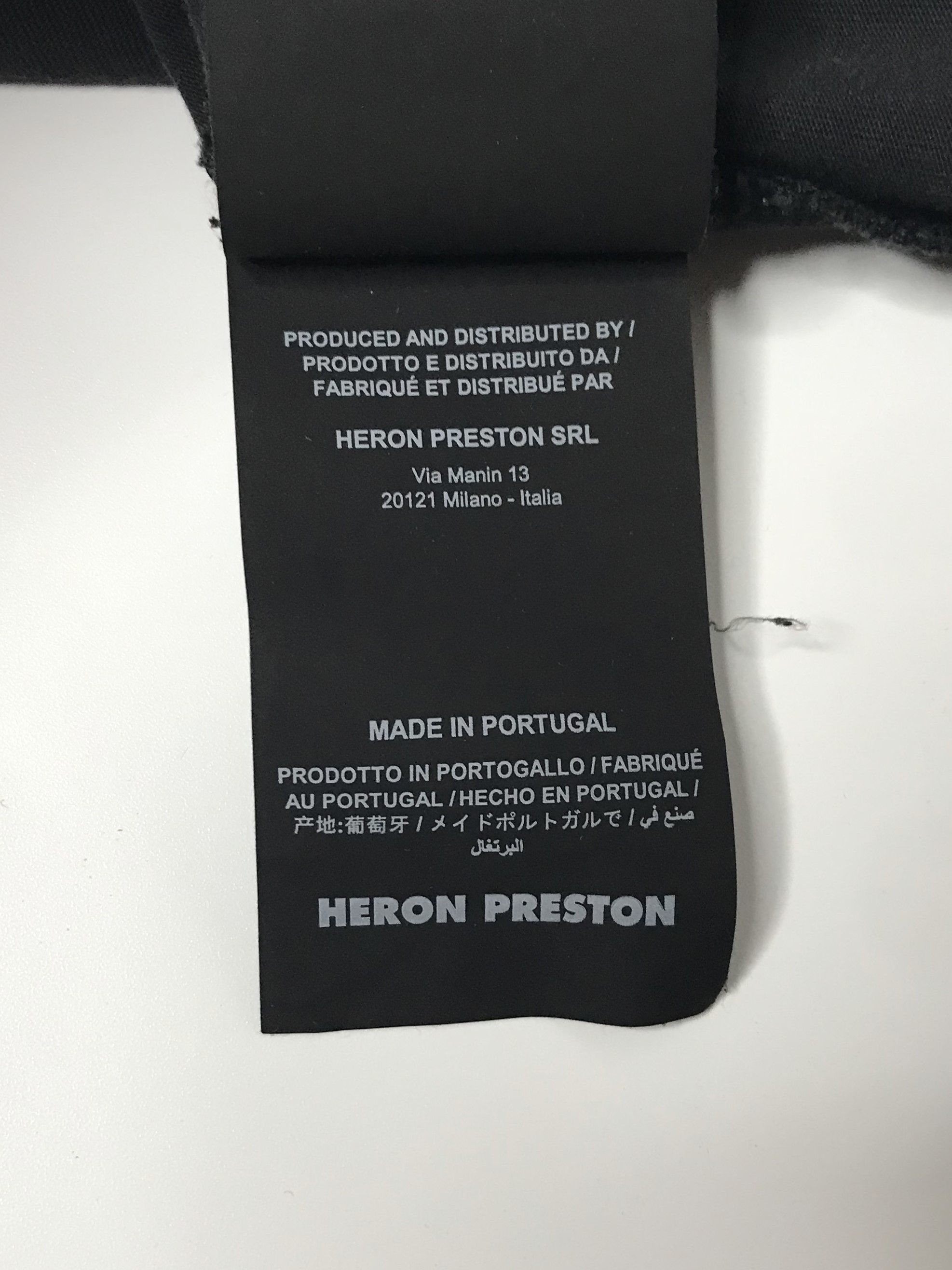 Heron Preston Heron Preston Spray Tee Unisex Sz M Black Size US M / EU 48-50 / 2 - 12 Thumbnail